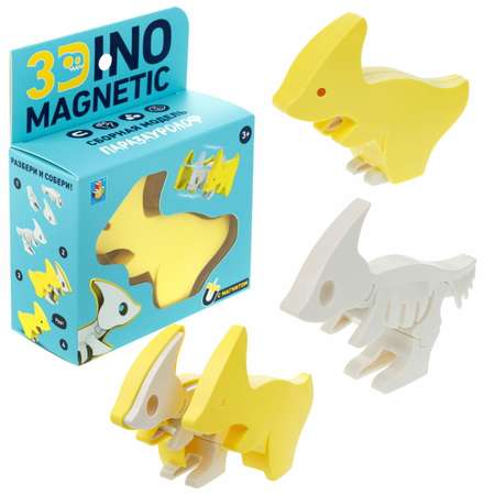 Конструктор 1TOY Magnetic Lинозавр Паразауролоф