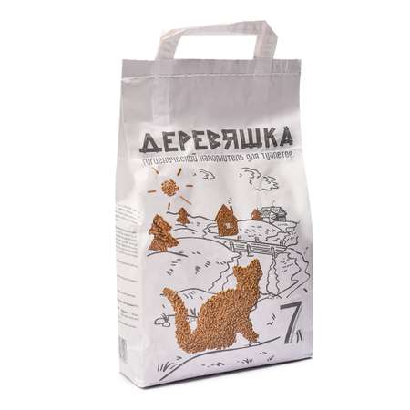 Наполнитель для кошек Зверье мое деревяшка 2.5кг