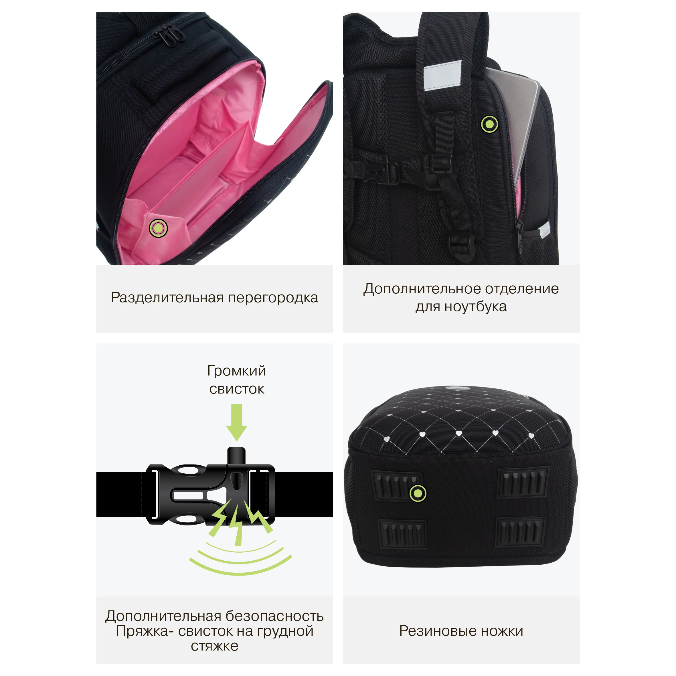 Ранец Grizzly Класика - фото 14