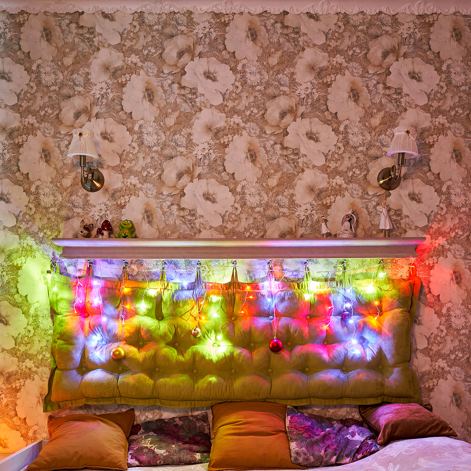 Светодиодная гирлянда NEON-NIGHT Бахрома 1.8х0.5 м 8 режимов свечение мультиколор 255-019 - фото 7