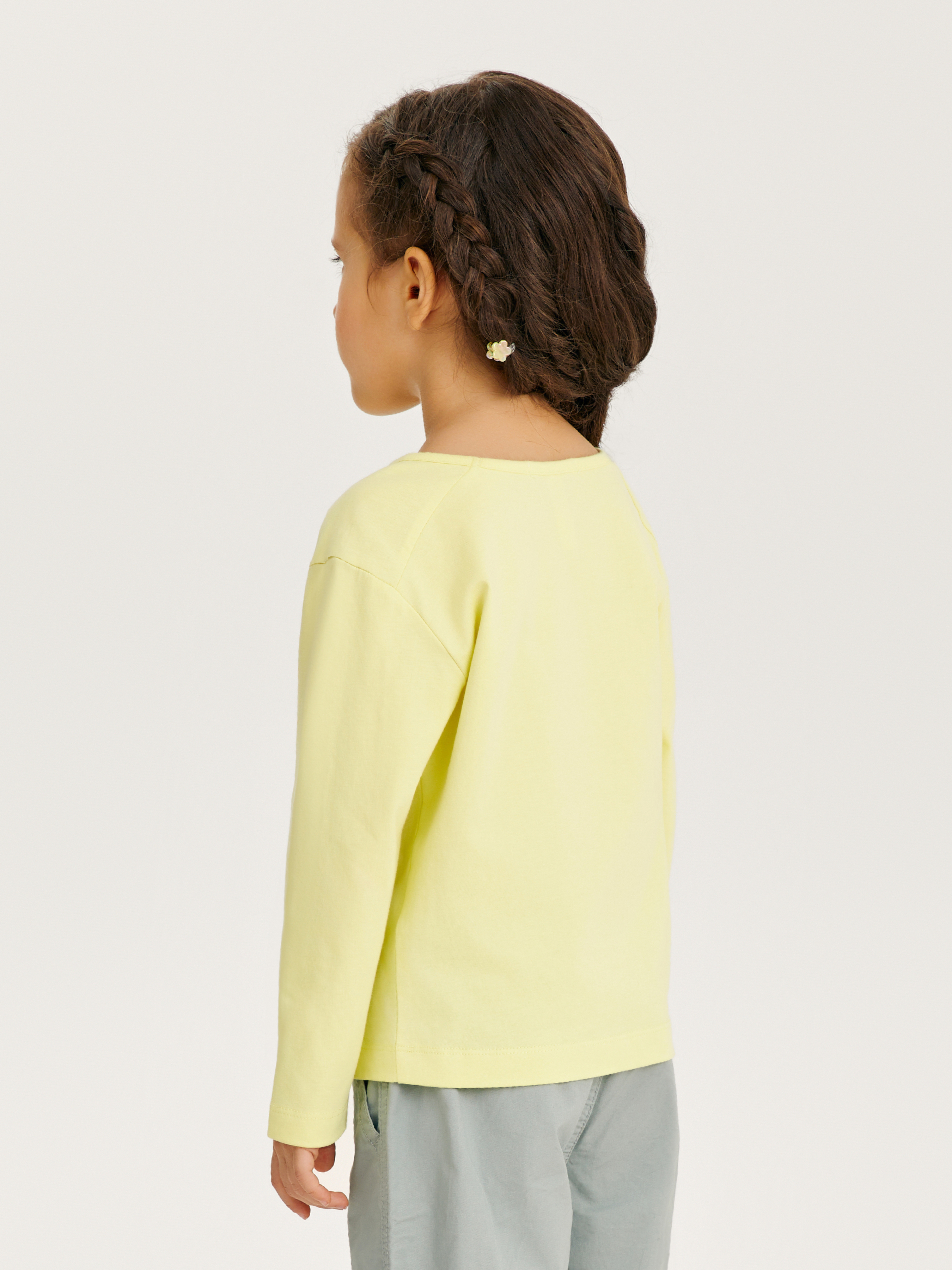 Лонгслив Junion 904176.TSLS0004-Yellow-2 - фото 4