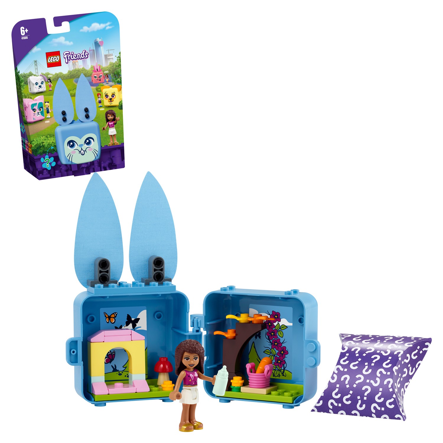 Конструктор LEGO Friends Кьюб Андреа с кроликом - фото 1