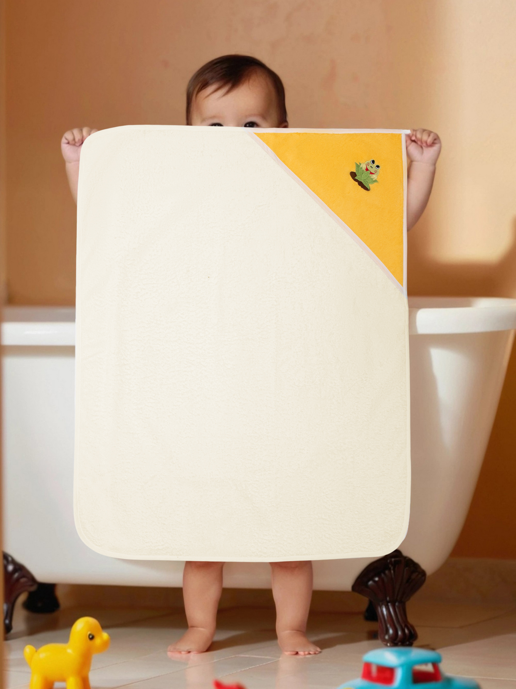 Полотенце уголок Wellness Малыш-01/35_Л 80 x 100 см 1 шт. - фото 2