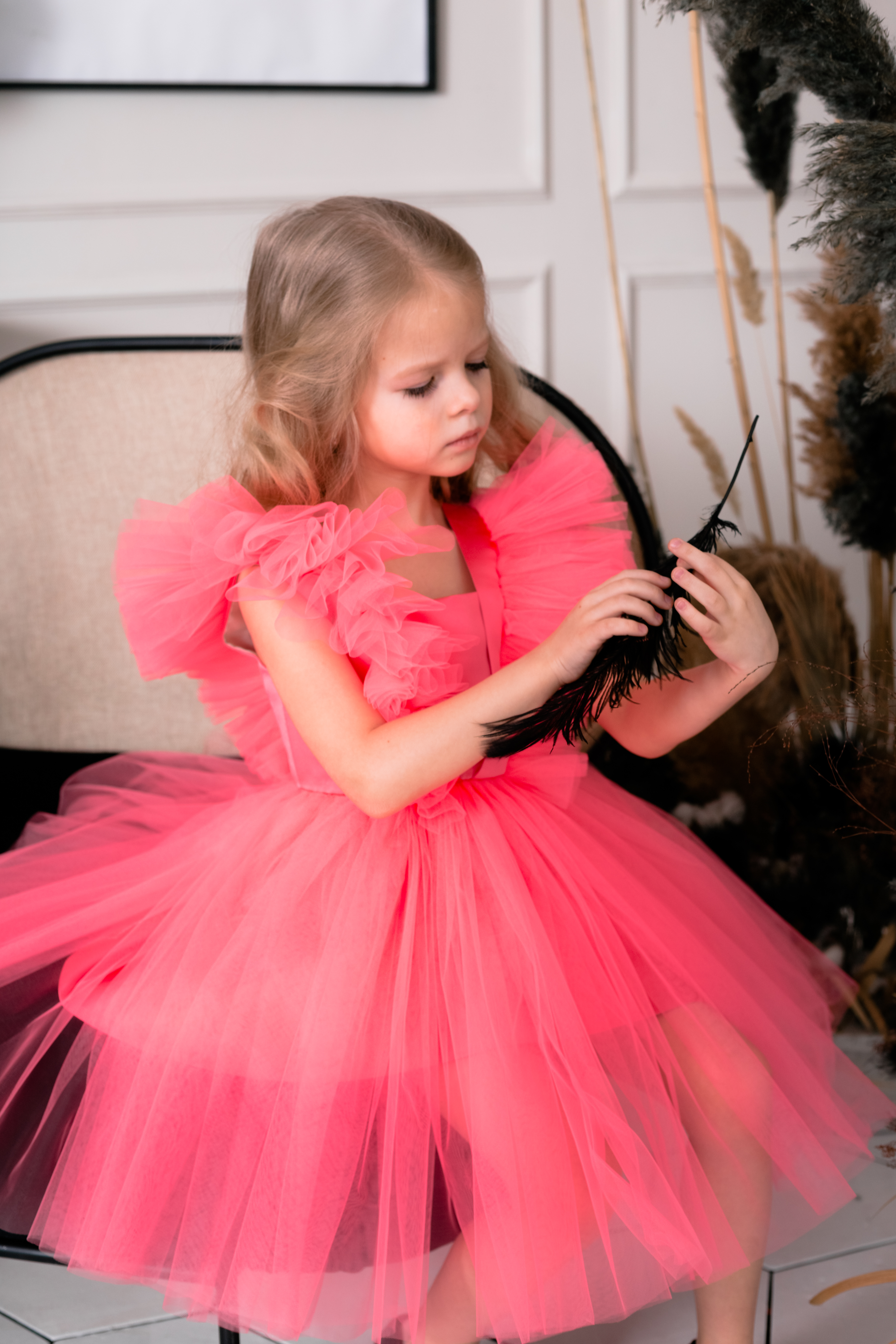 Платье ELLIE by Rina Kutz ПЛ-0420/ярко-розовый - фото 1