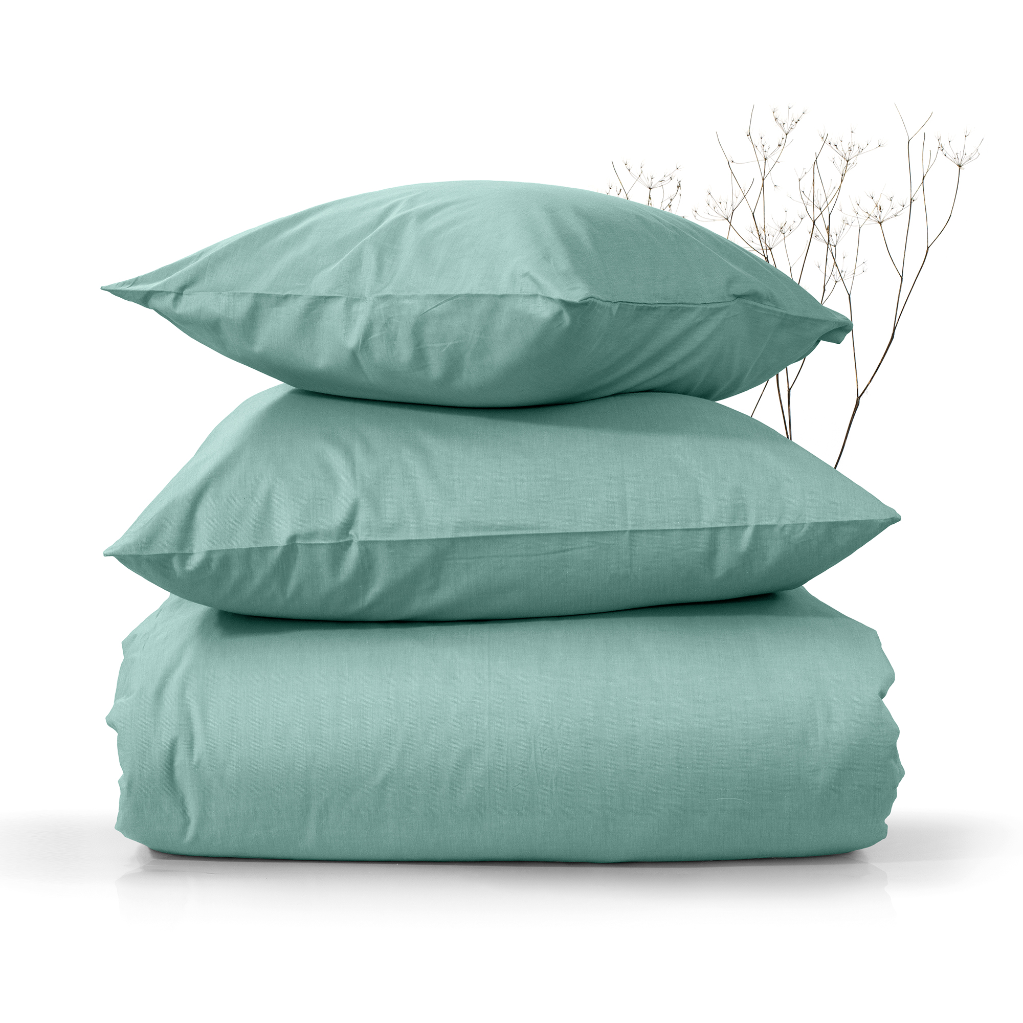 Пододеяльник LOVEME Emerald 2.0СП 180х215 см меланж 100% хлопок - фото 4