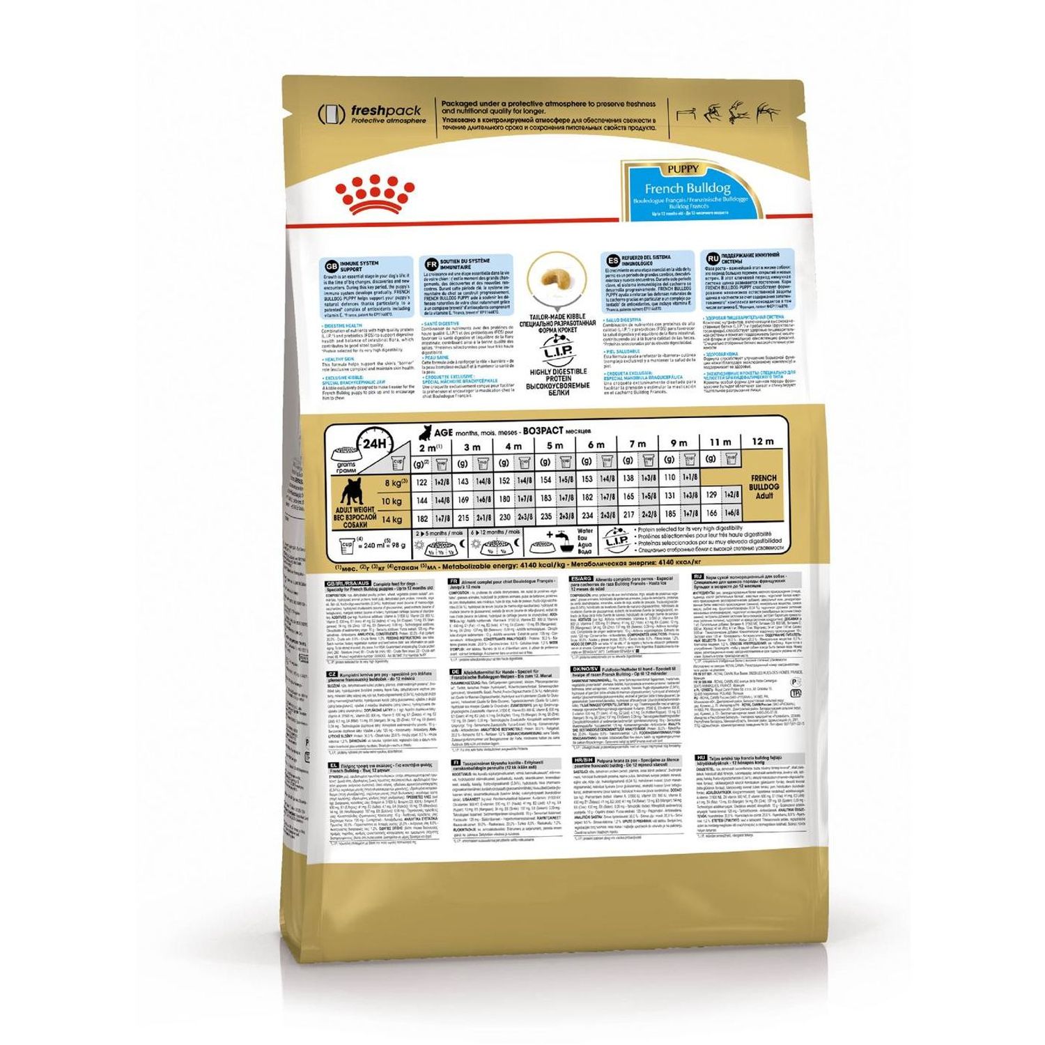 Корм для щенков ROYAL CANIN породы французский бульдог 10кг - фото 8