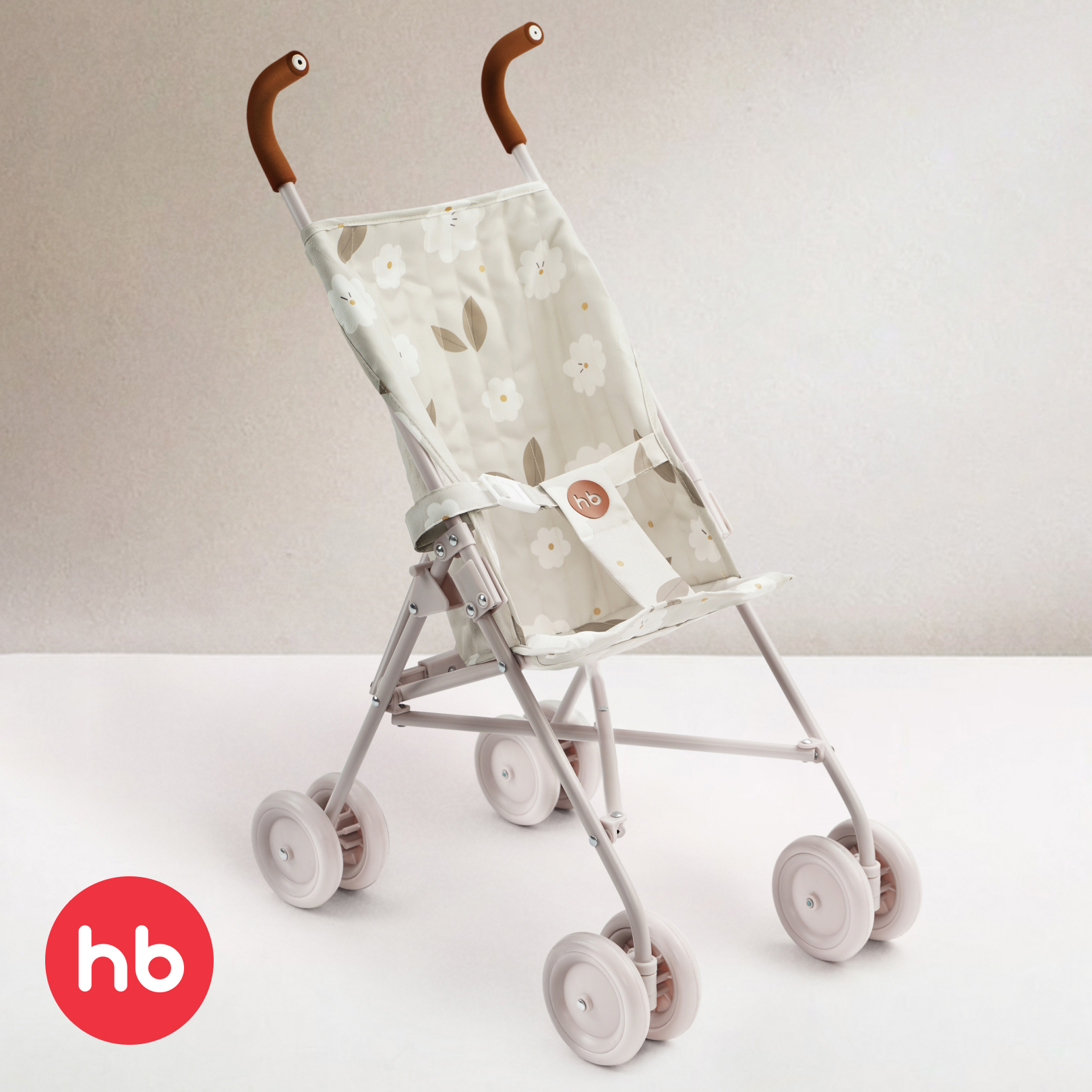 Коляска-трость для кукол Happy Baby в ассортименте 331970_olive (flowers) - фото 1