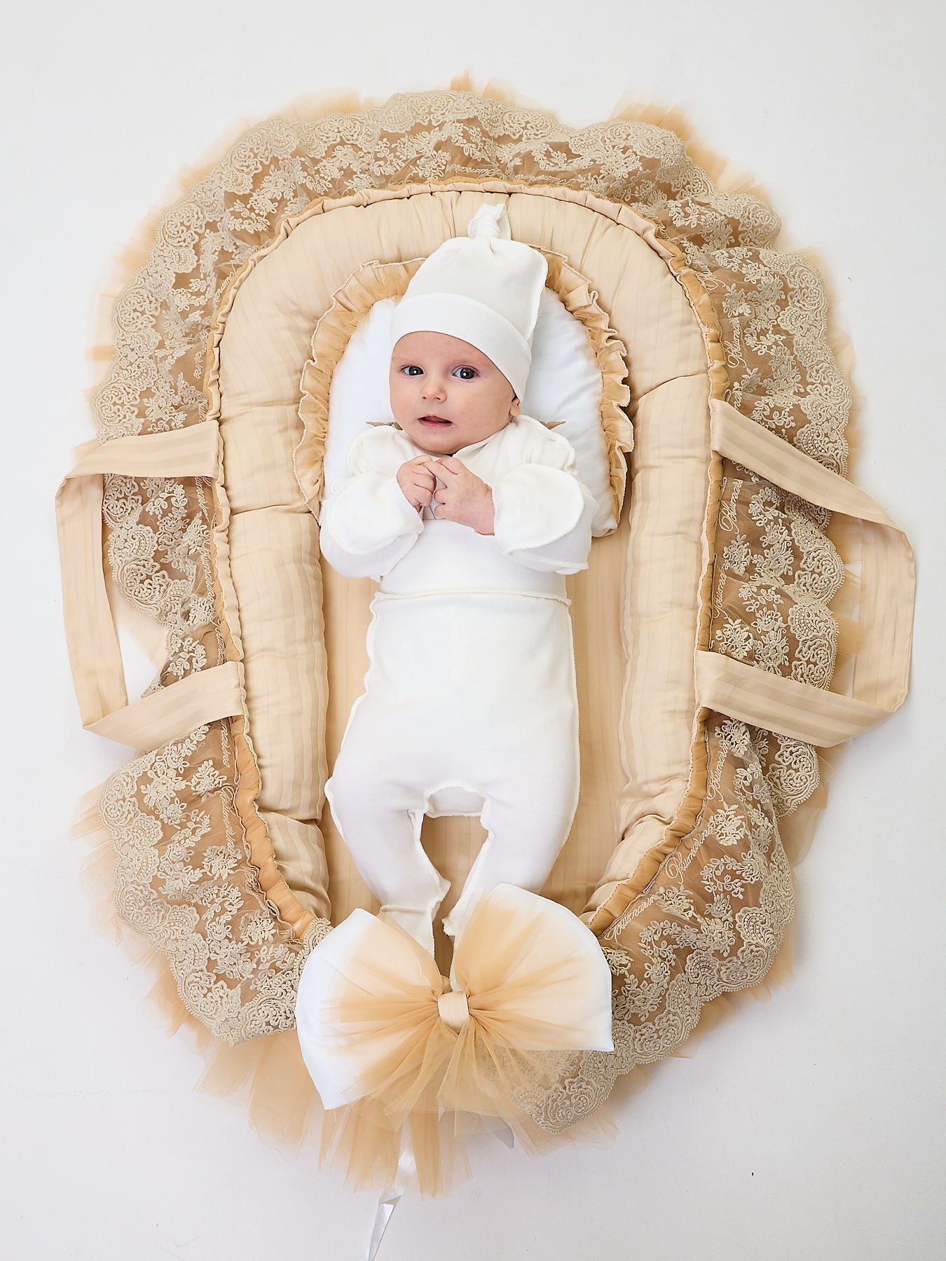 Конверт пеленальный (кокон) ТОСЯ БОСЯ бежевый - фото 6