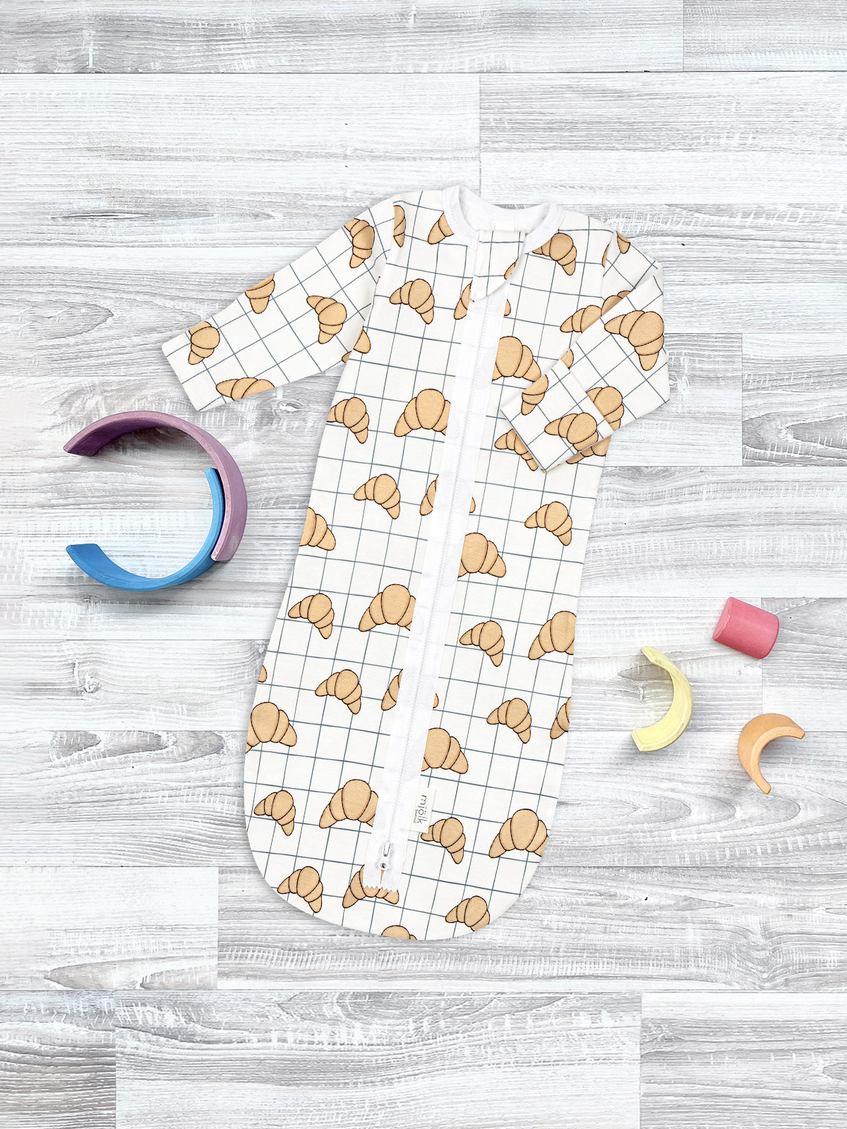 Конверт в коляску Mjolk бежевый - фото 1