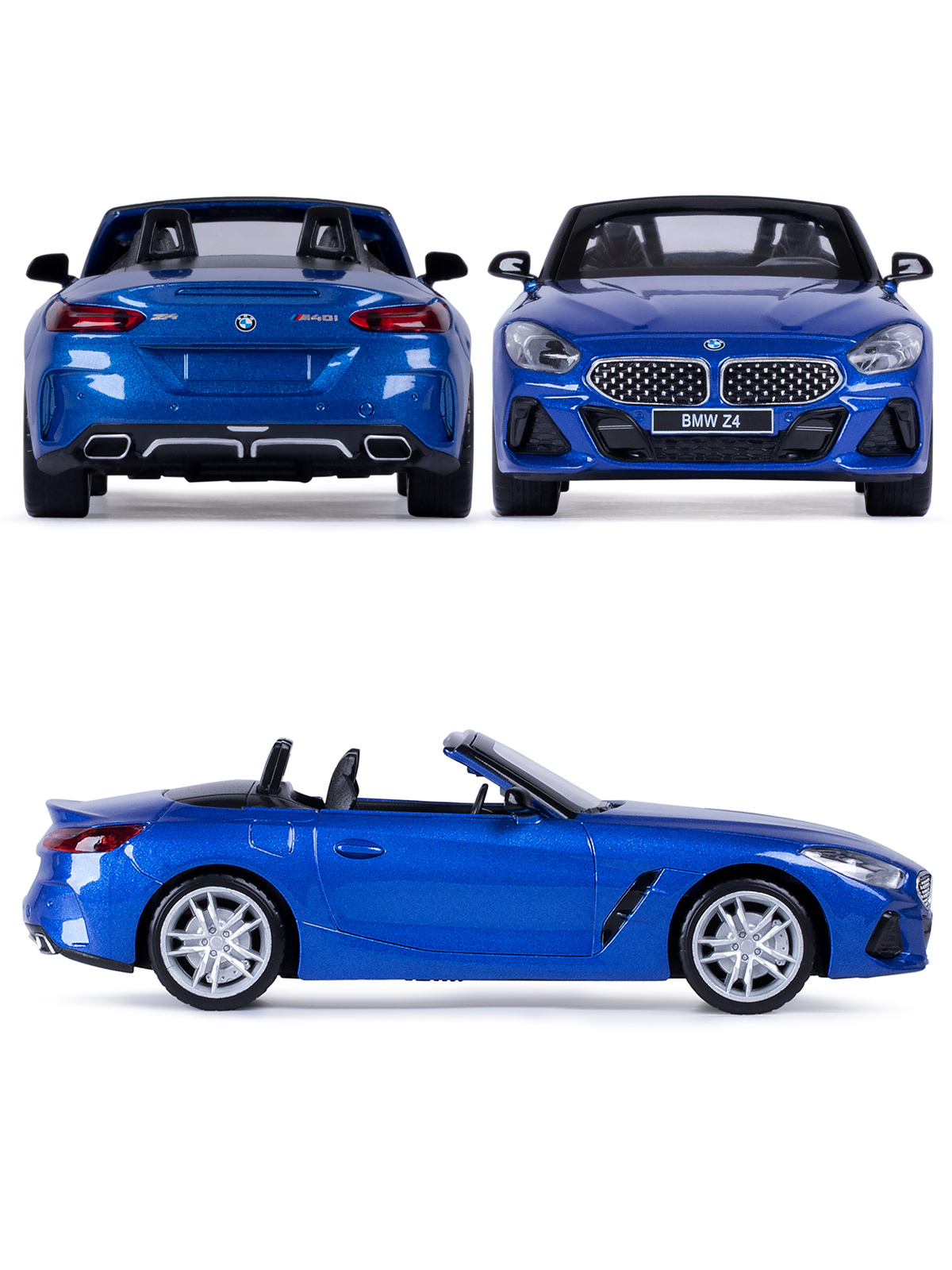 Автомобиль АВТОпанорама BMW Z4 M40i 1:30 JB1251542 - фото 10
