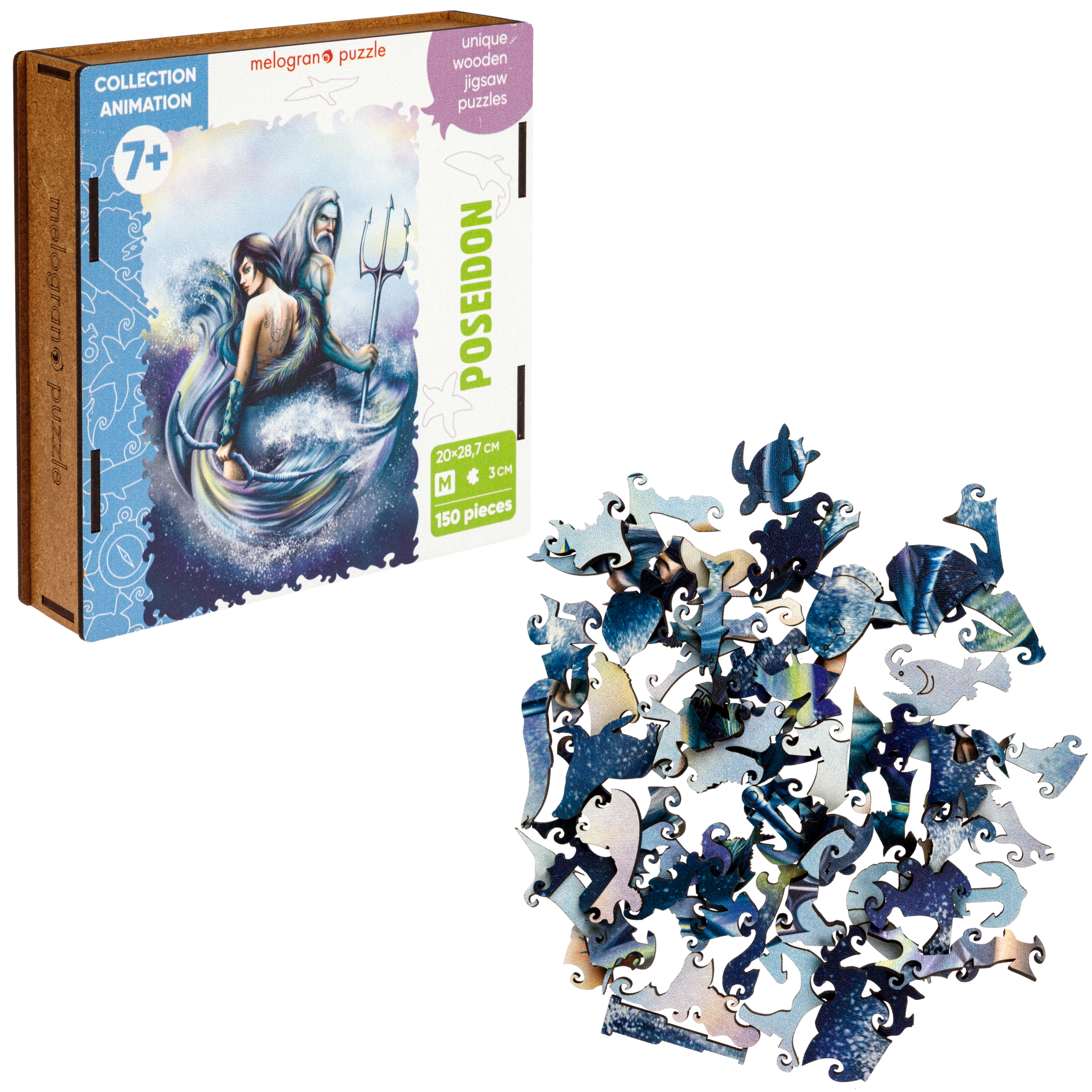 Пазл Melograno puzzle деревянный - фото 2