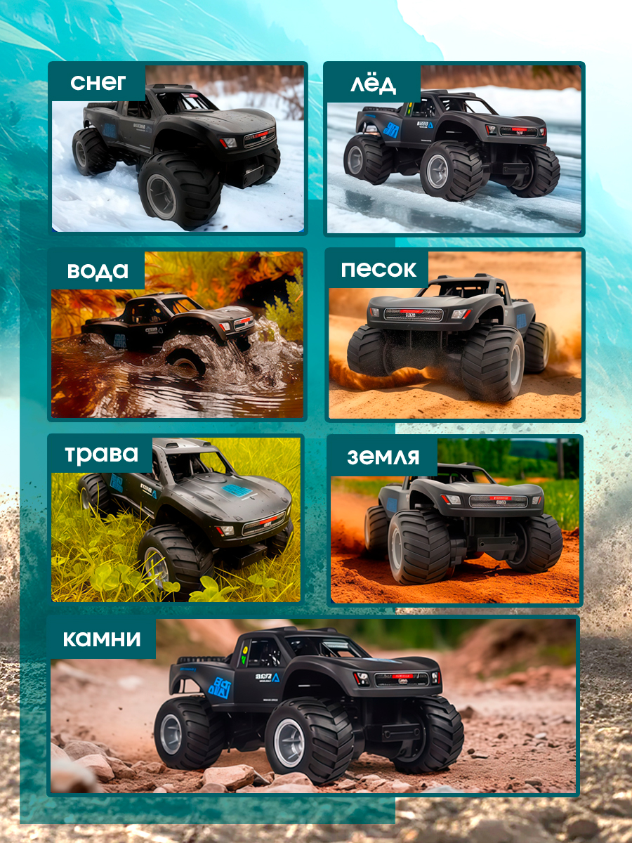 Внедорожник РУ ToviWish Jeep 1:16 - фото 3