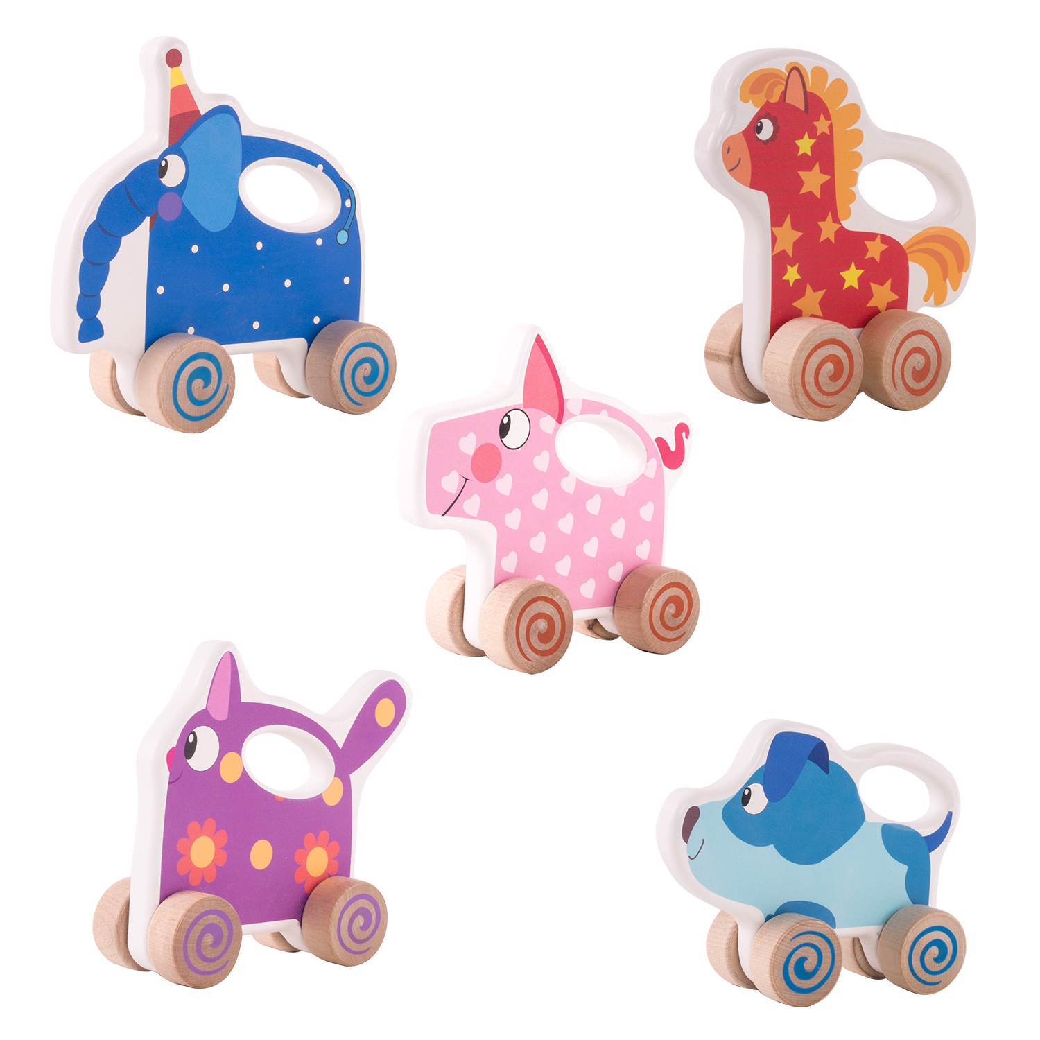 Игрушка Деревяшки каталка - фото 6