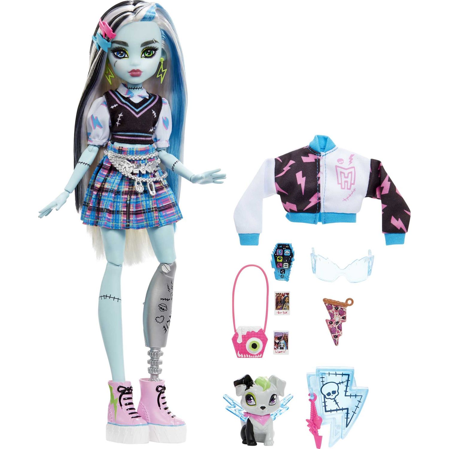 Кукла модельная Monster High Frankie HHK53 - фото 1