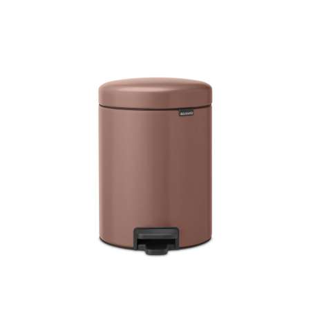 Бак мусорный Brabantia NewIcon с педалью светло-коричневый 5л 233982