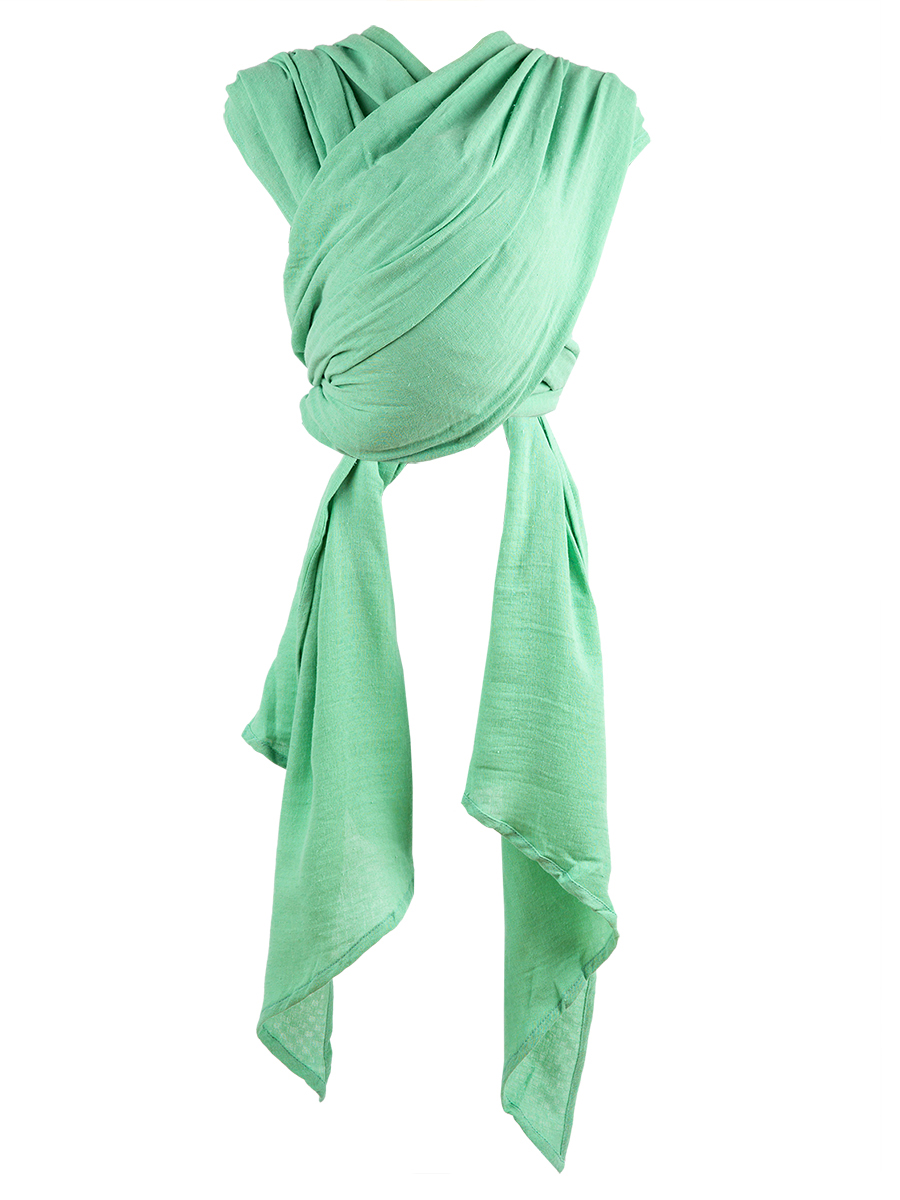 Слинг-шарф inlovery Муслин хлопок мятный - фото 6