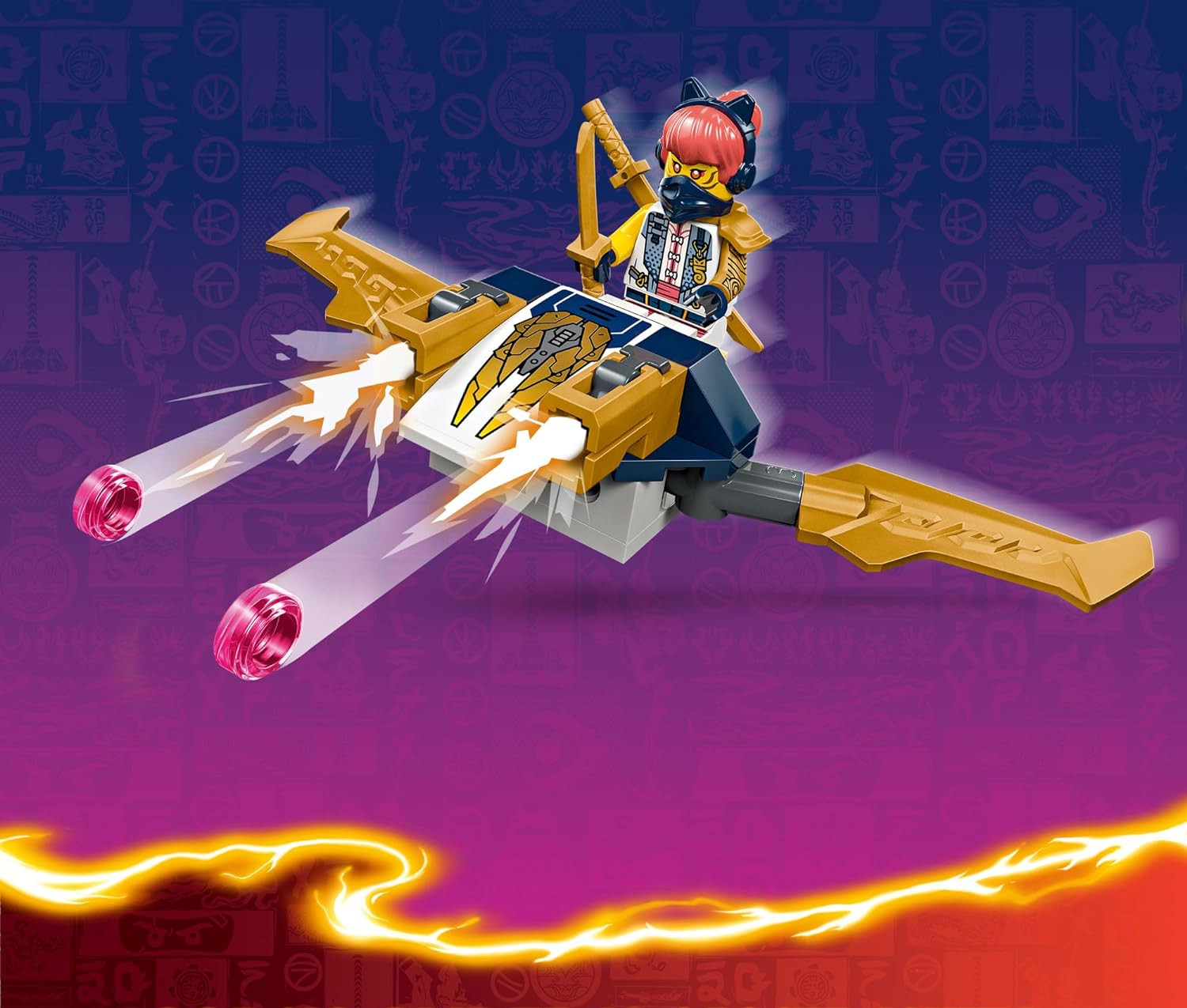 Конструктор LEGO NINJAGO Автомобиль команды ниндзя 576 дет. - фото 9