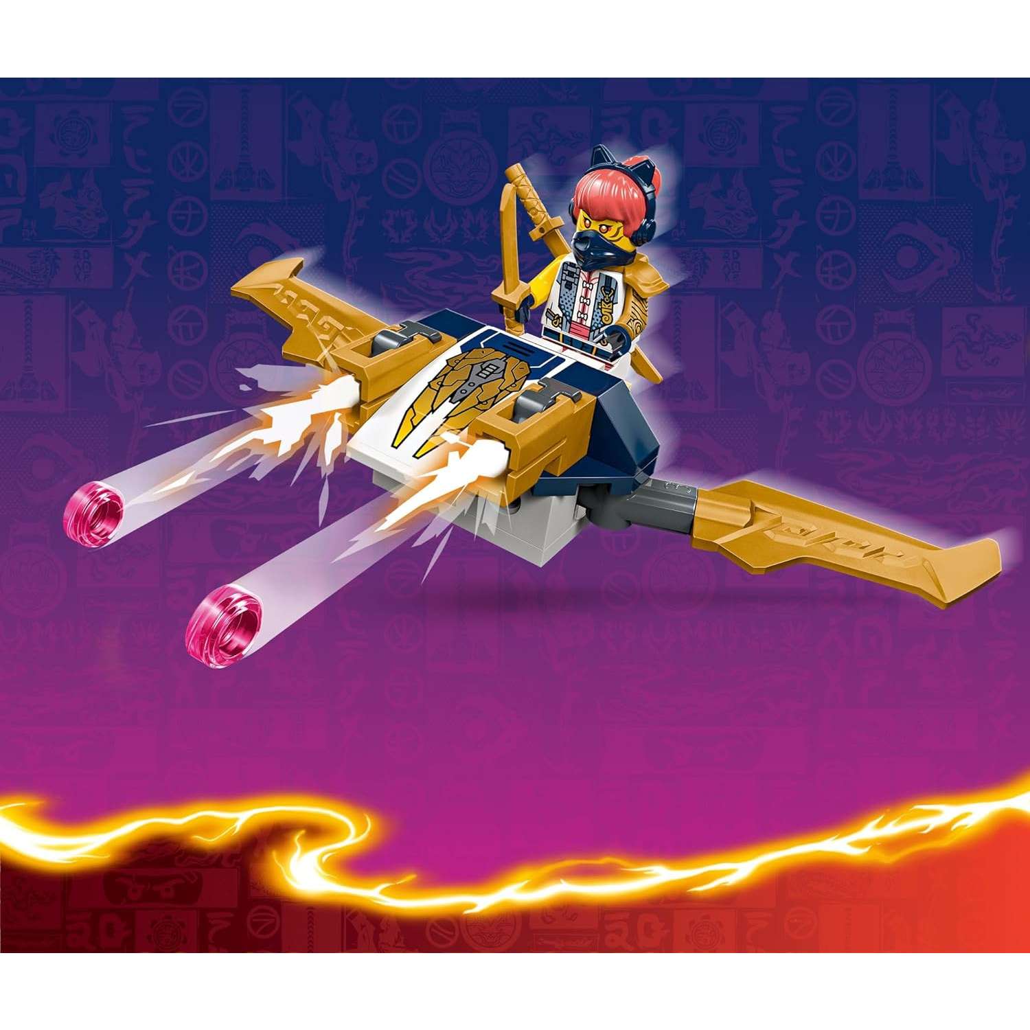 Конструктор LEGO NINJAGO Автомобиль команды ниндзя 576 дет. - фото 9