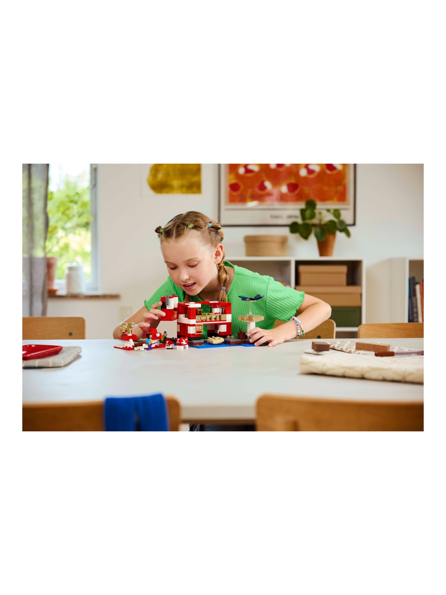 Конструктор LEGO Minecraft Грибной Дом 500 дет. - фото 6