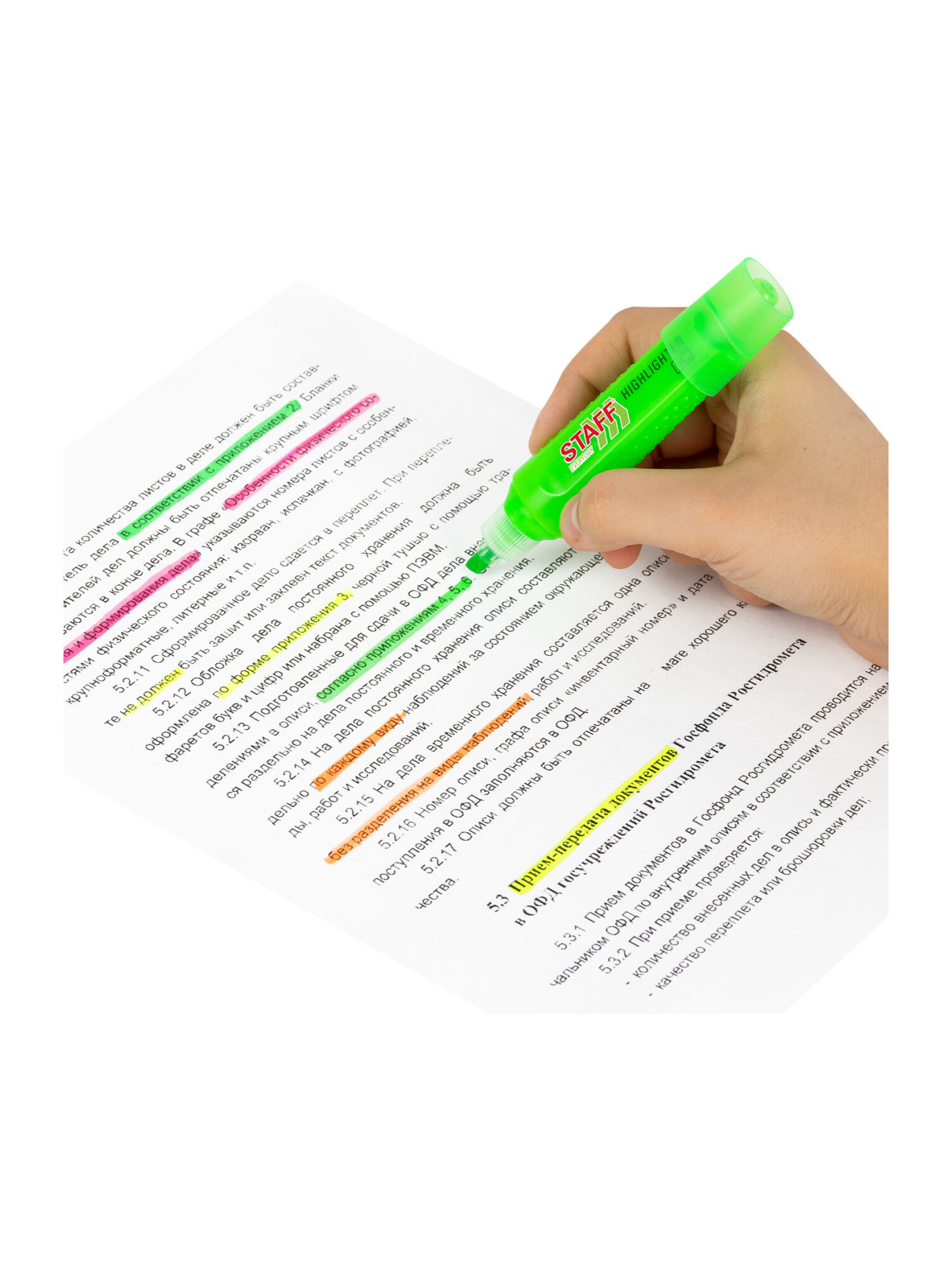 Текстовыделители Staff 4 шт. - фото 19