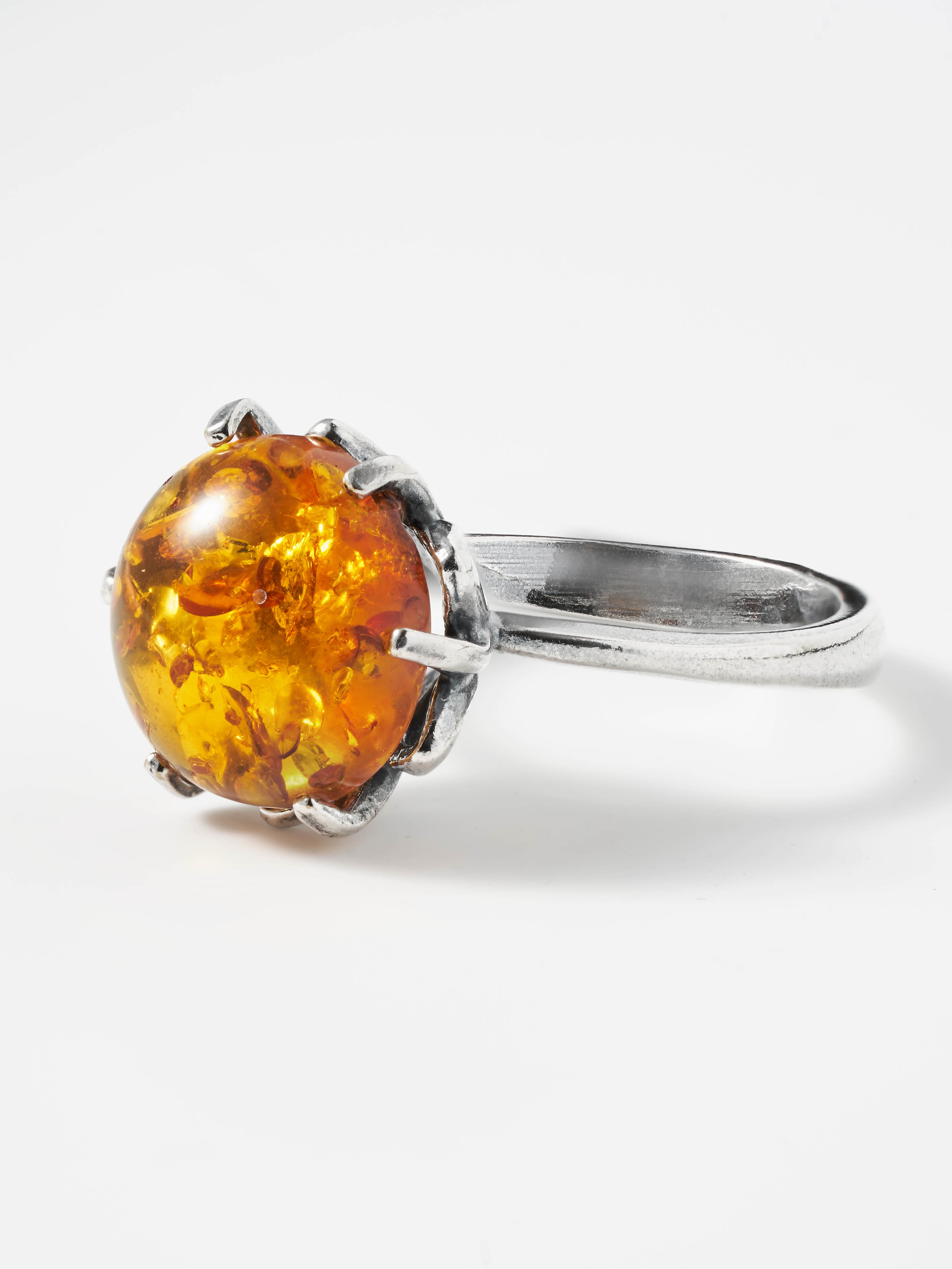 Кольцо Shine and Beauty 80296-66-к-янтарькоричневый - фото 5