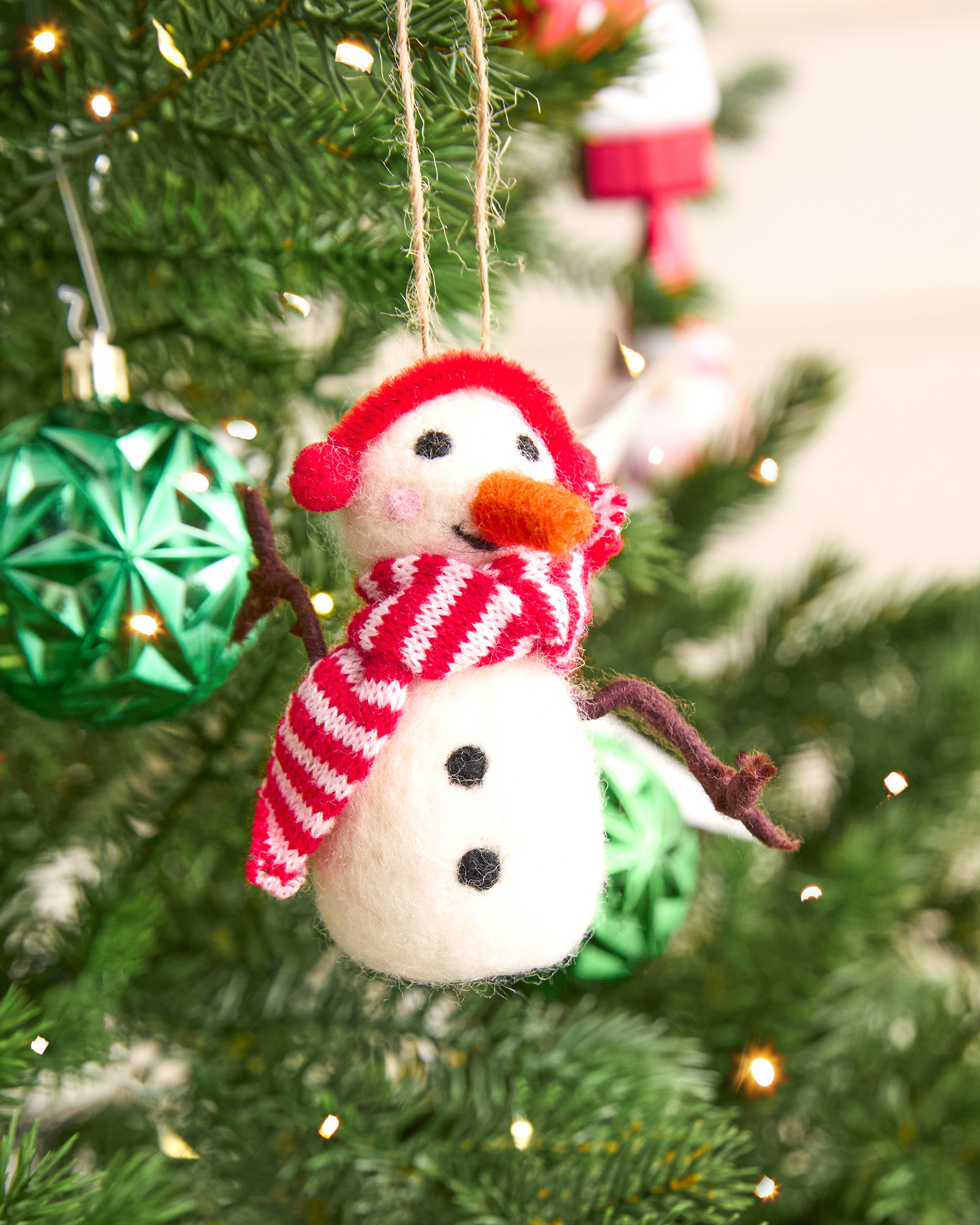 Ёлочное украшение FUTURINO Home Снеговик W25FH5-NY64hl-43 - фото 1