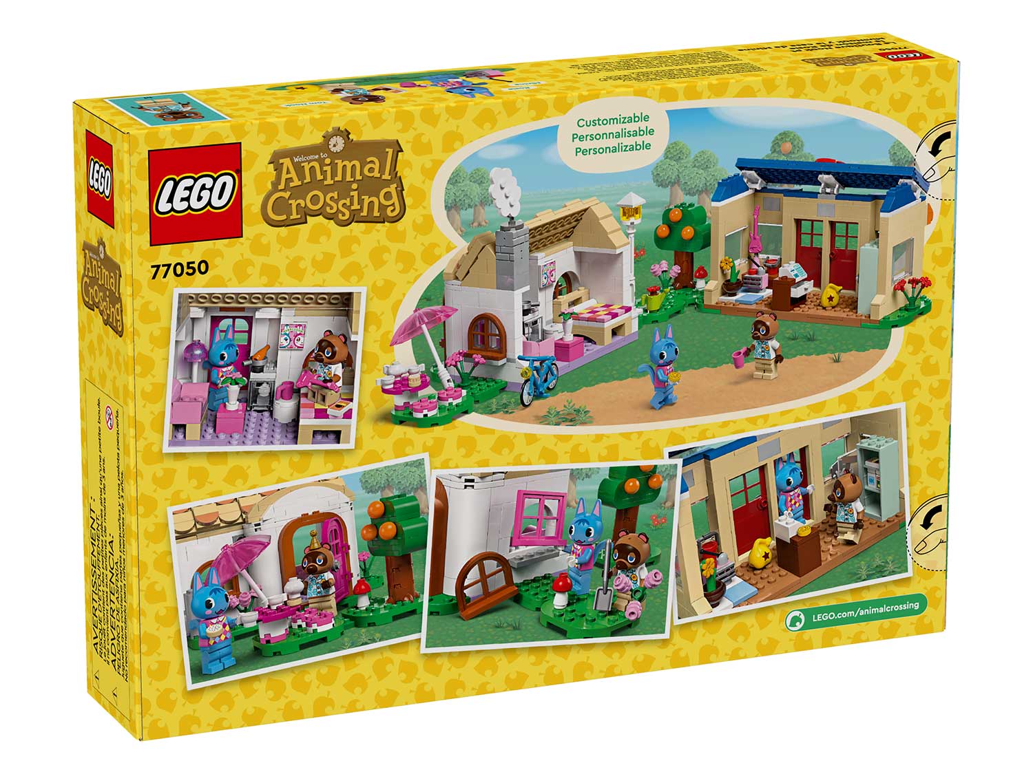 Конструктор LEGO Animal Crossing Уголок Нука и дом Рози 535 дет. - фото 1