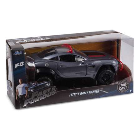 Автомобиль Fast and Furious 1:24 серый