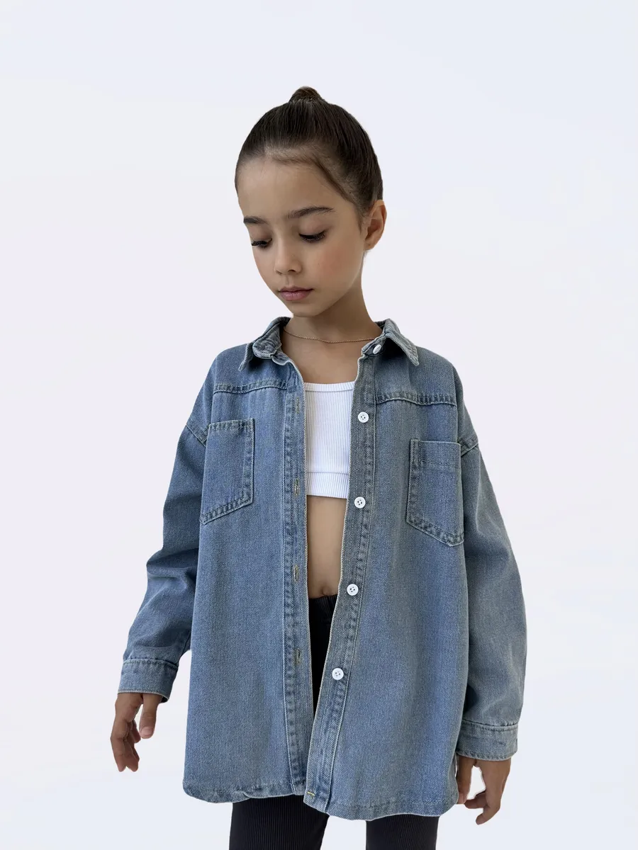 Рубашка ROOMY ESSENCE EASYshirt/blue - фото 1