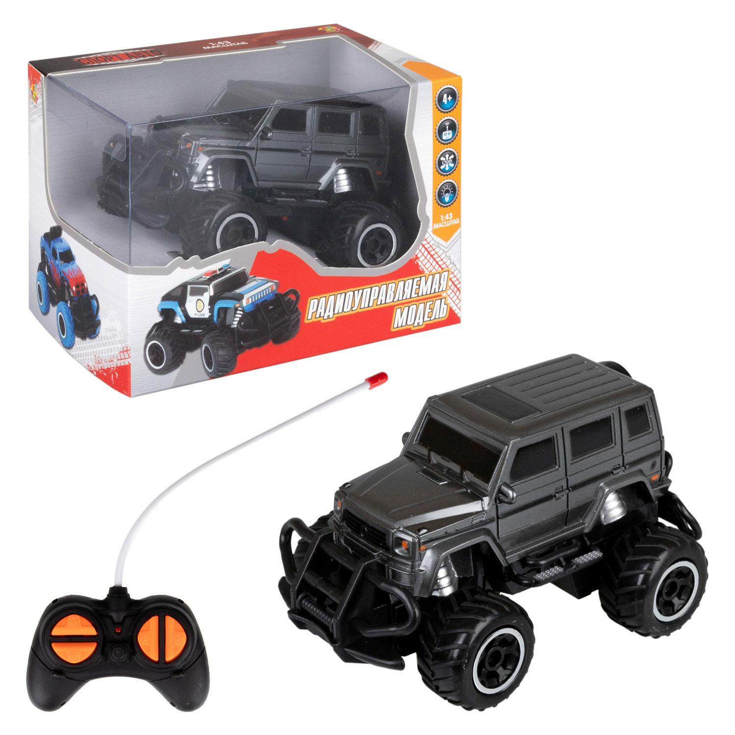 Автомобиль РУ №1TOY 1:43 - фото 2