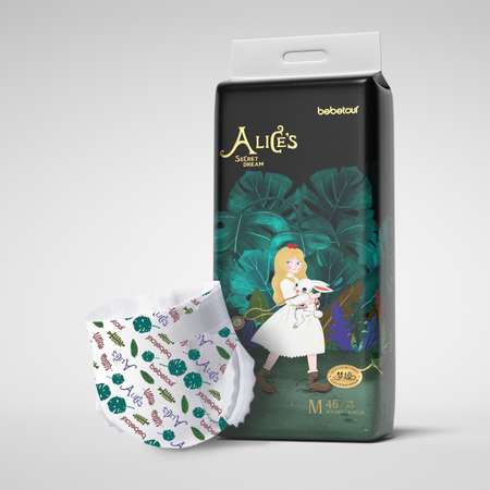 Подгузники Bebetour Alices Secret Dream M (6-9 кг) 46 шт.