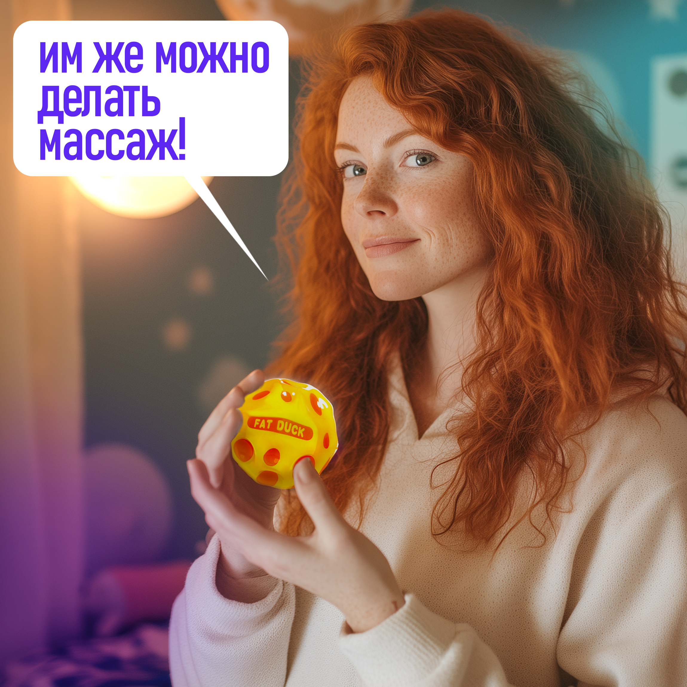 Детский мяч Крутой Замес 6 см - фото 7