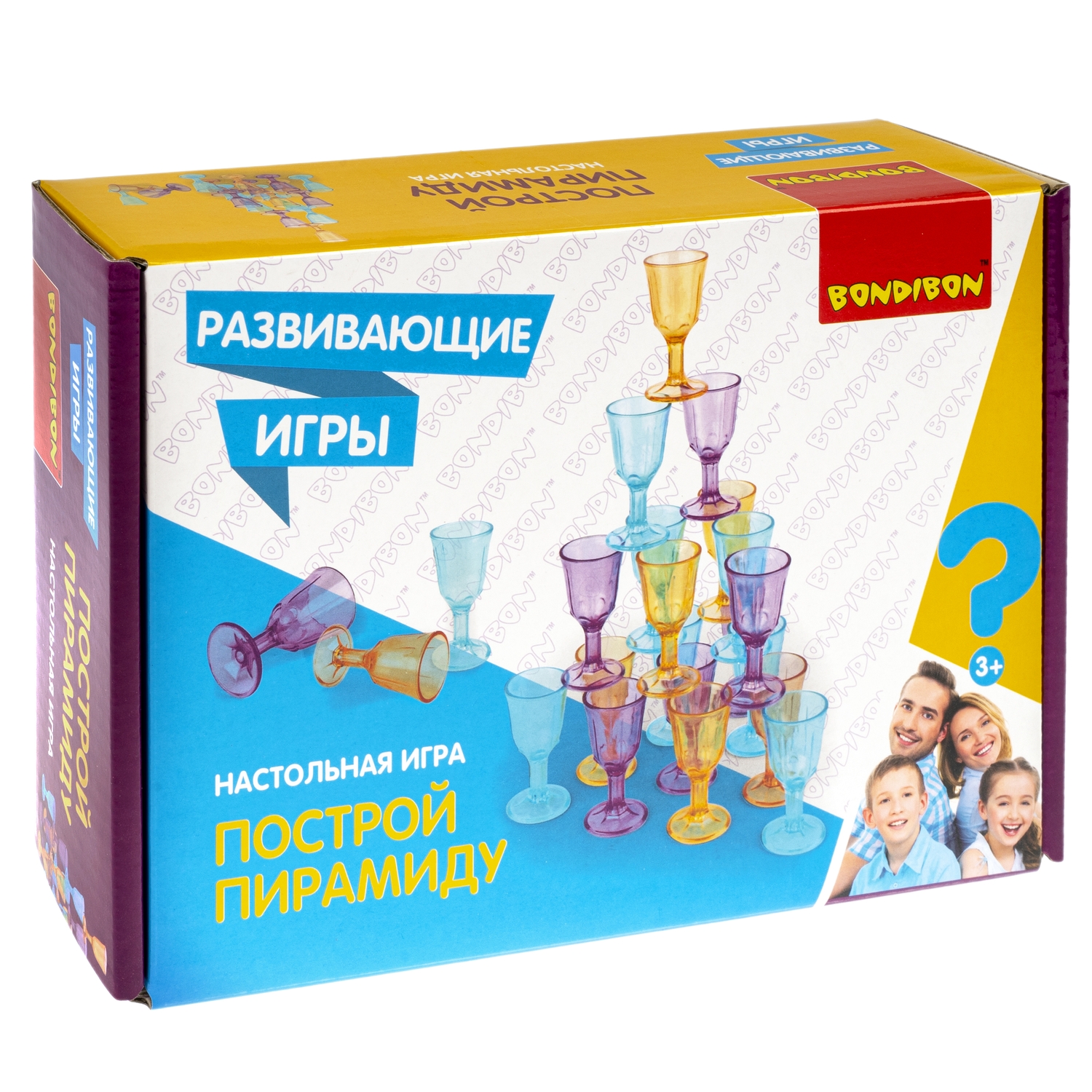 Настольная игра Bondibon на ловкость Построй Пирамиду - фото 3
