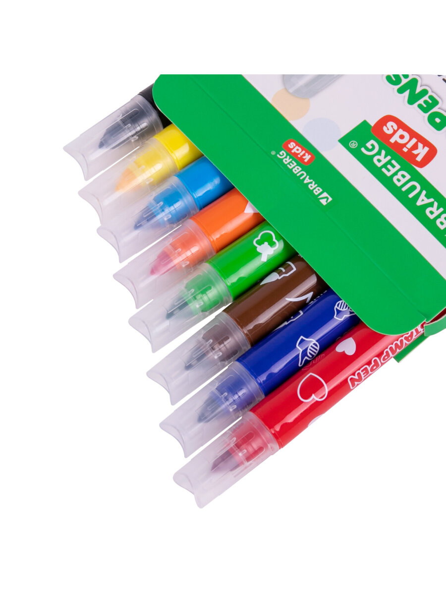 Фломастеры Brauberg двусторонние 8 цв. - фото 11