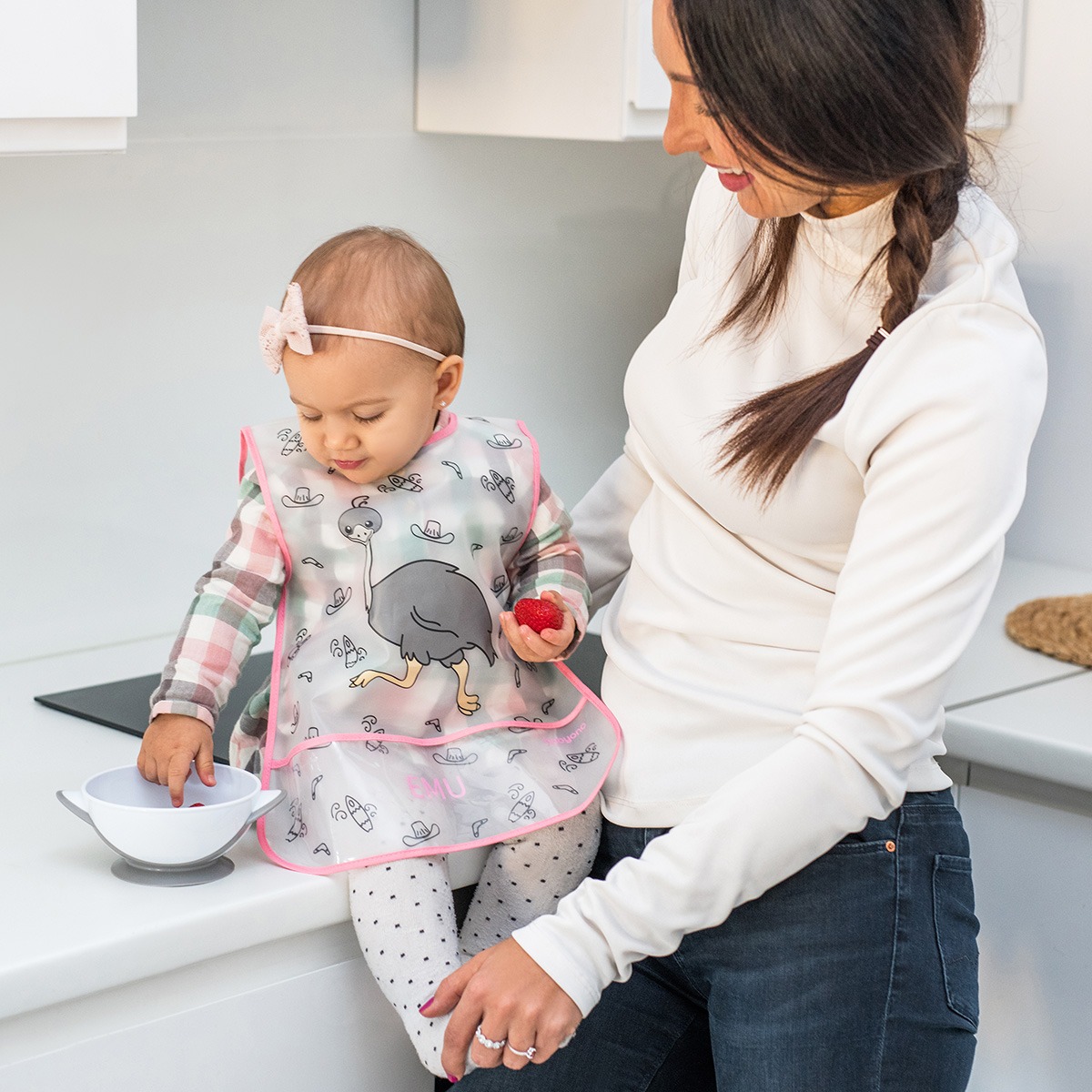 Набор посуды Babyono тарелочка детская 300 мл 2 предм. в ассортименте - фото 8