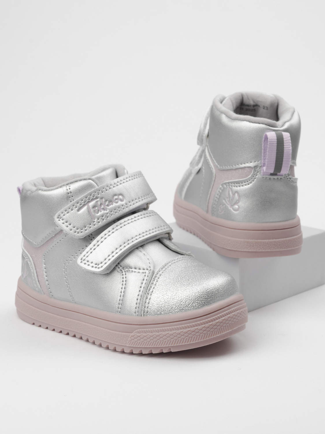 Ботинки TikkaGo 2V16_772607_silver-pink - фото 2