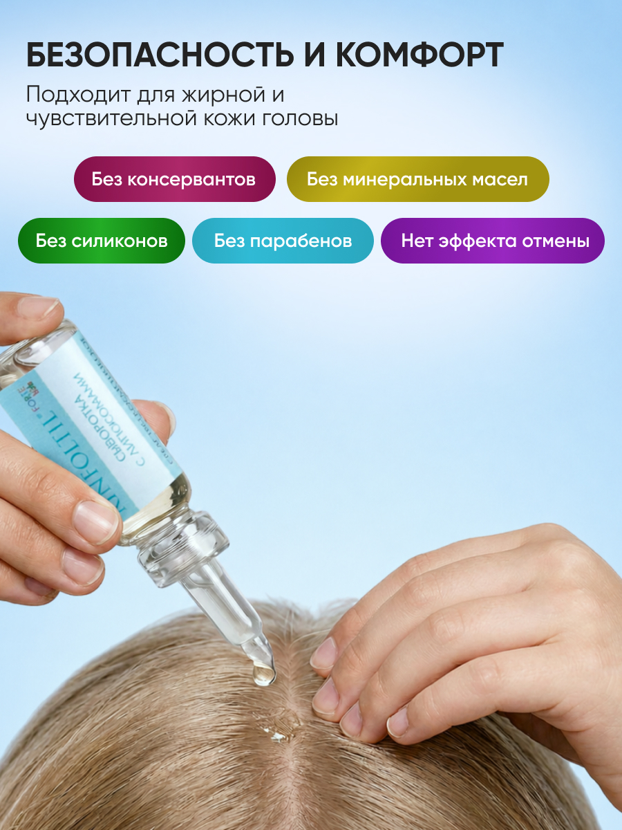 Сыворотка Ринфолтил Для роста волос Детям с 10 лет - фото 8