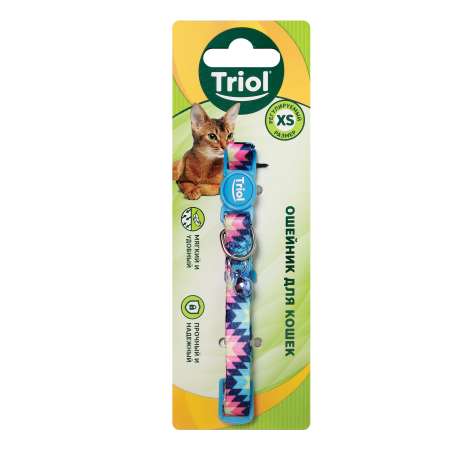 Ошейник для кошек Triol Абстракция XS 18-27*1см