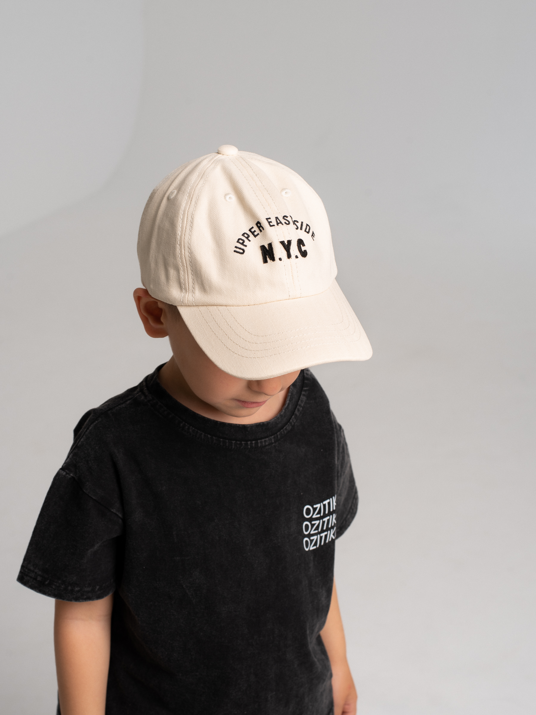 Бейсболка OZITI KIDS ok010223/белый - фото 1