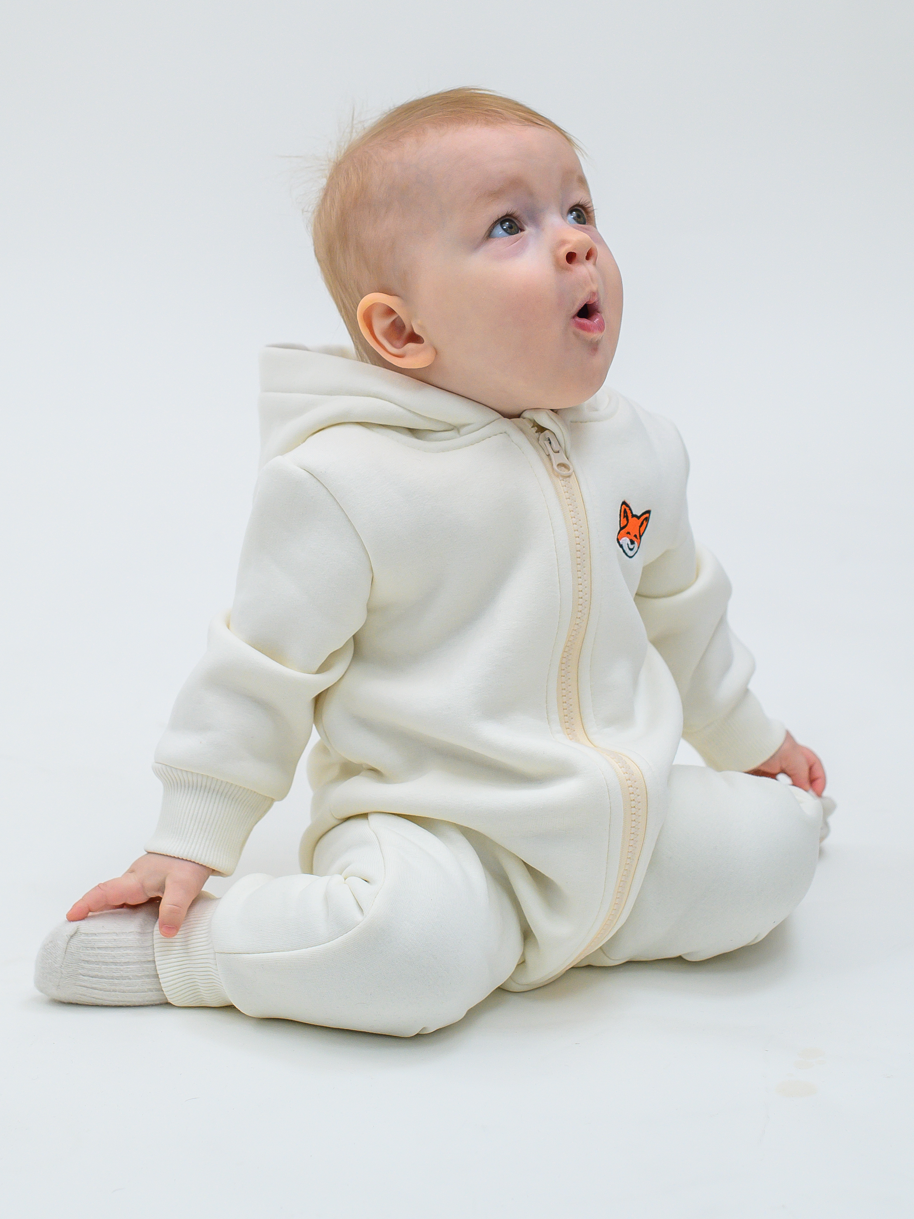 Комбинезон Лапушка 5055ф молочный - фото 22