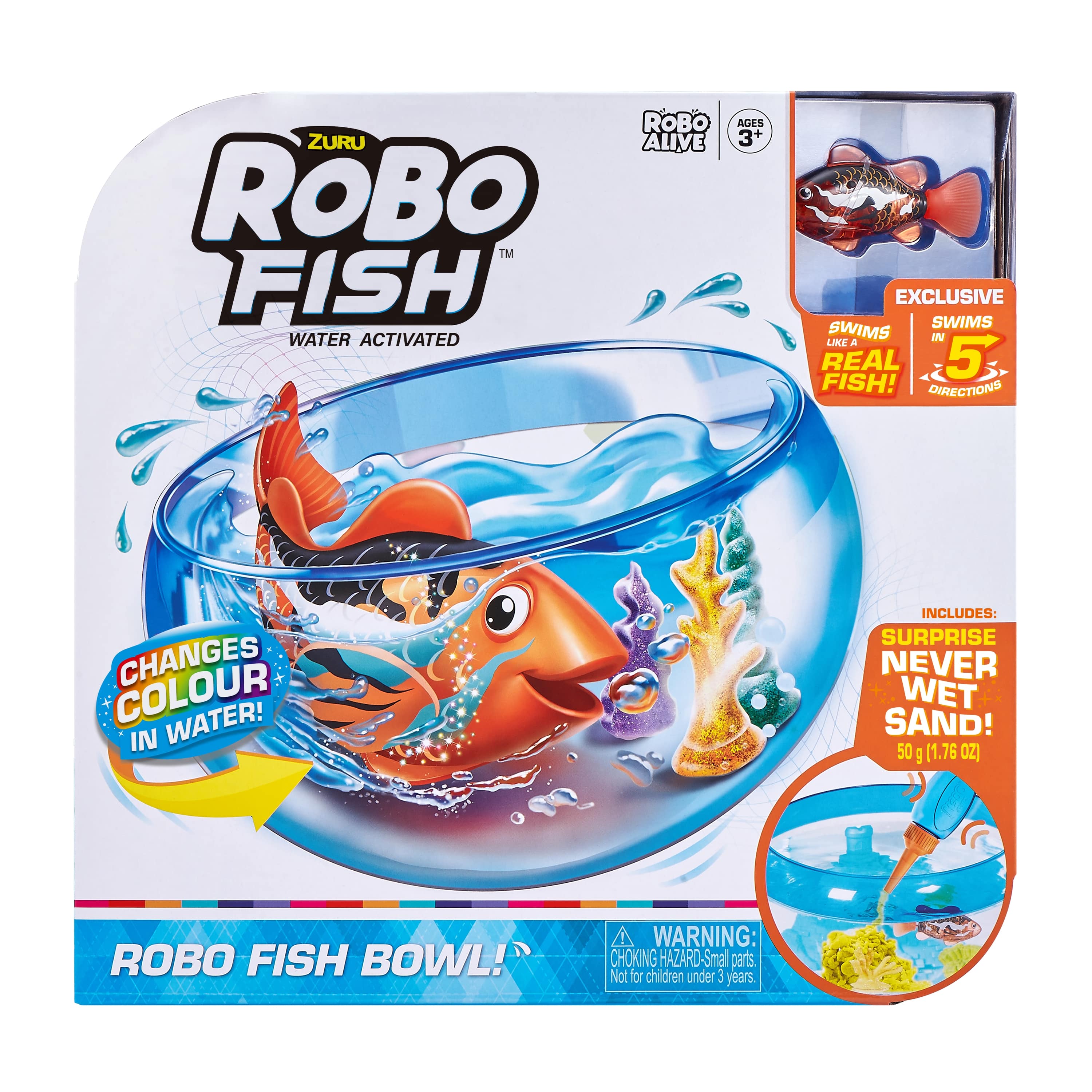 Игровой набор Zuru ROBO ALIVE Рыбка с аквариумом - фото 17