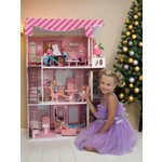 Домик для кукол PAREMO 105 см с мебелью