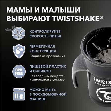 Поильник Twistshake 230 мл 1 шт.