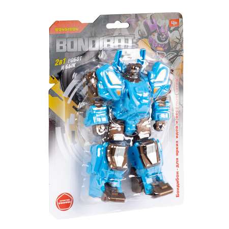 Фигурка Bondibon трансформер Робот бык 2в1