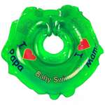 Круг для купания BabySwimmer на шею 0-24месяца Зеленый BS21G