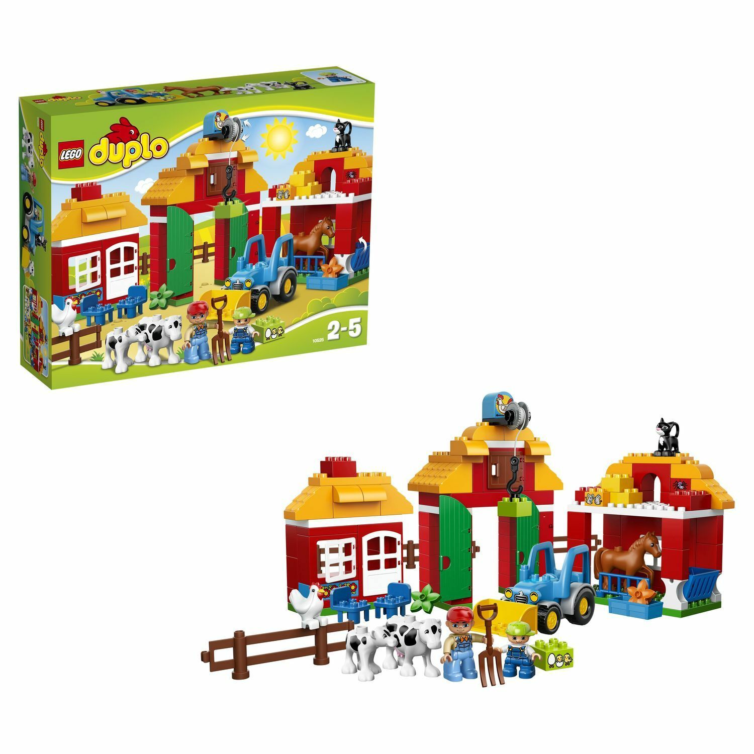 Конструктор LEGO DUPLO Большая ферма блочный - фото 1