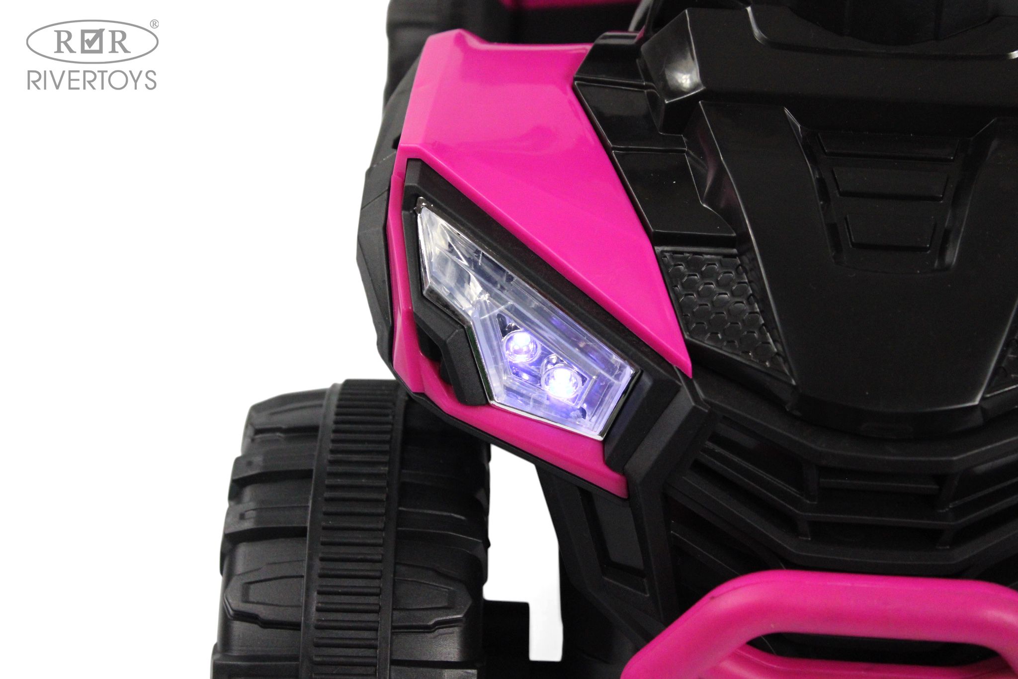 Электромобиль RIVERTOYS F003FF-NEW-PINK - фото 5