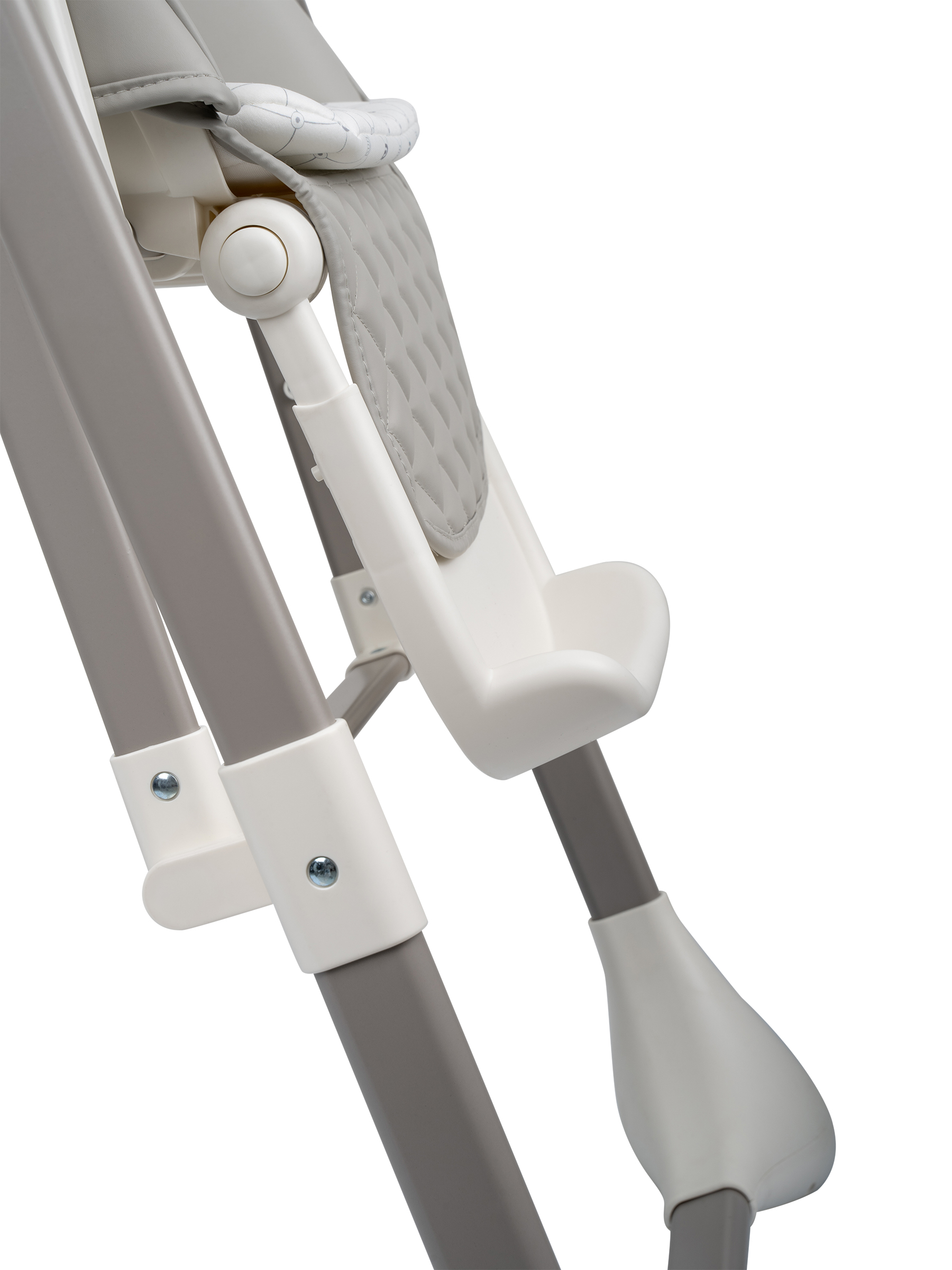 Стульчик для кормления JOVOLA Muza с функцией электрокачели серый - фото 17