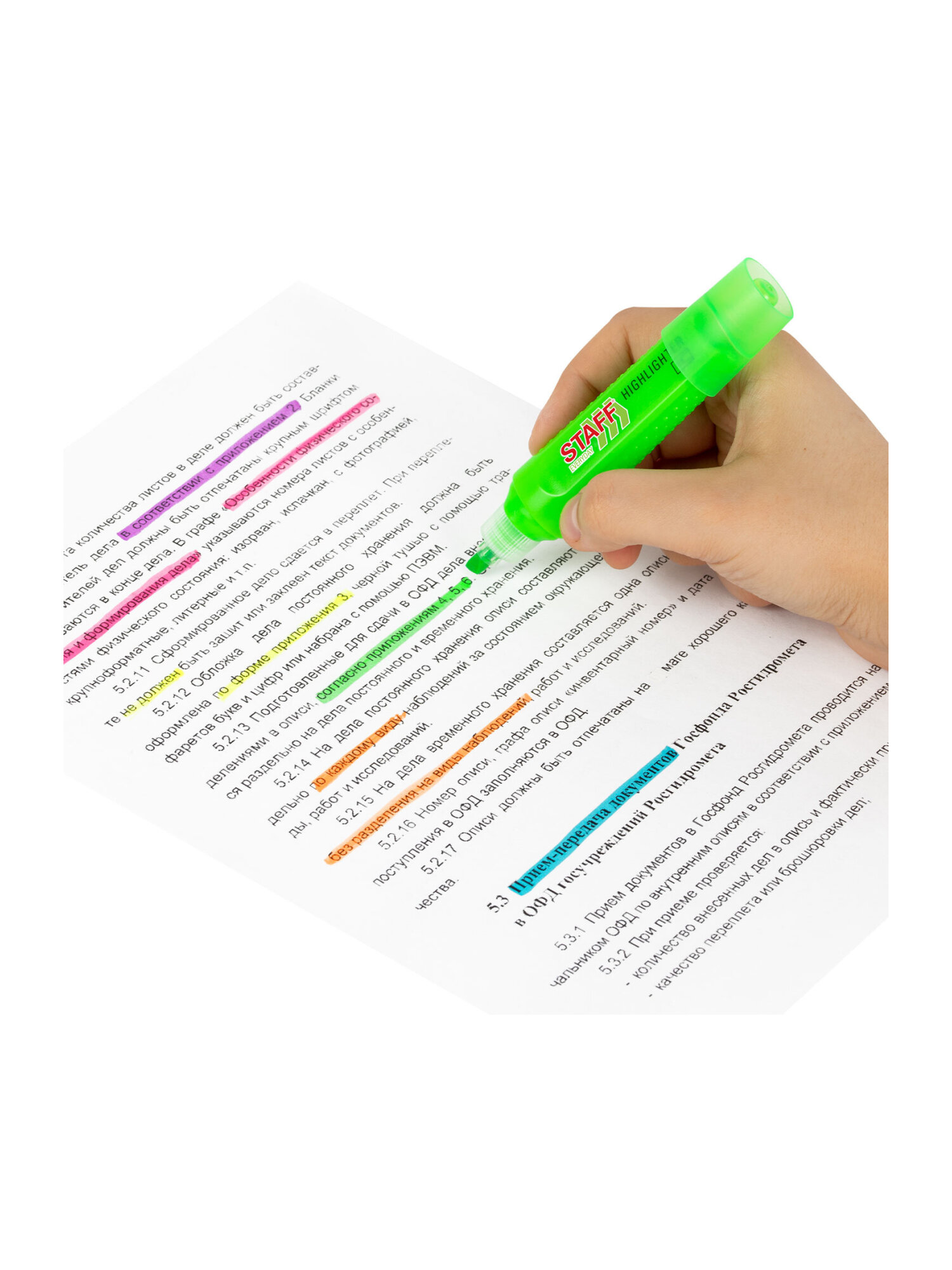 Текстовыделители Staff 6 шт. - фото 21