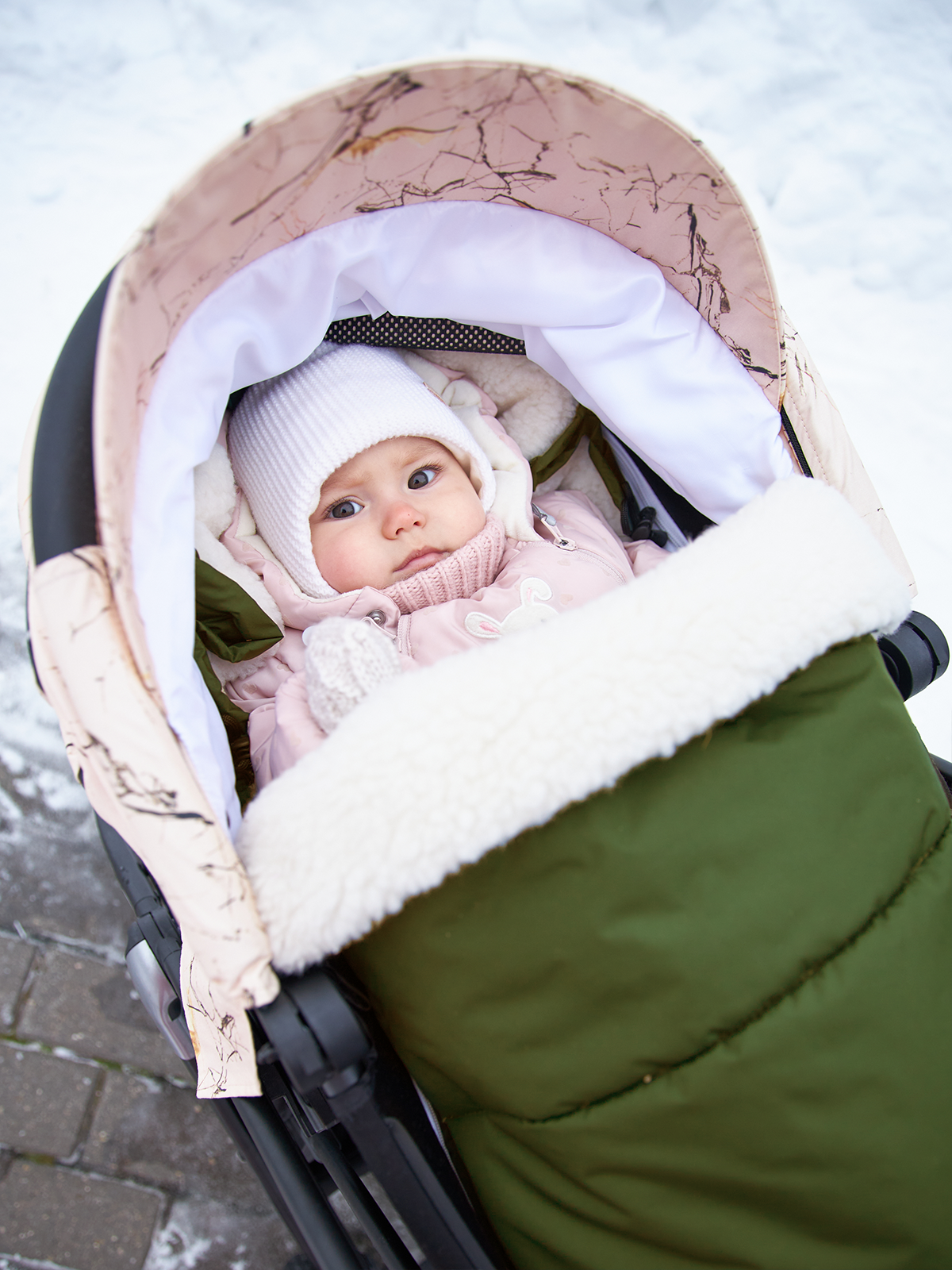 Конверт в коляску Осьминожка Трансформер зеленый - фото 18